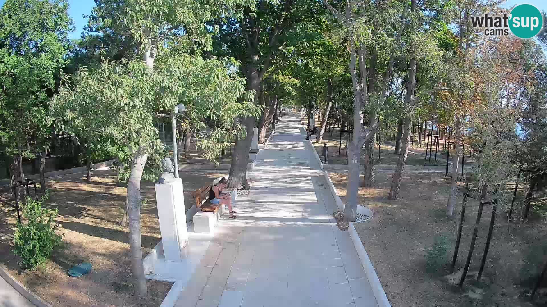 Writers’ Park Webcam Senj – Live by the Sea