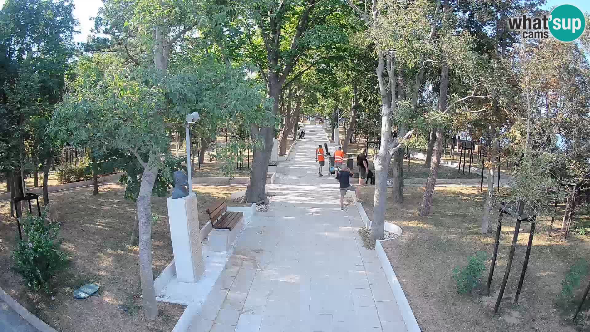 Writers’ Park Webcam Senj – Live by the Sea
