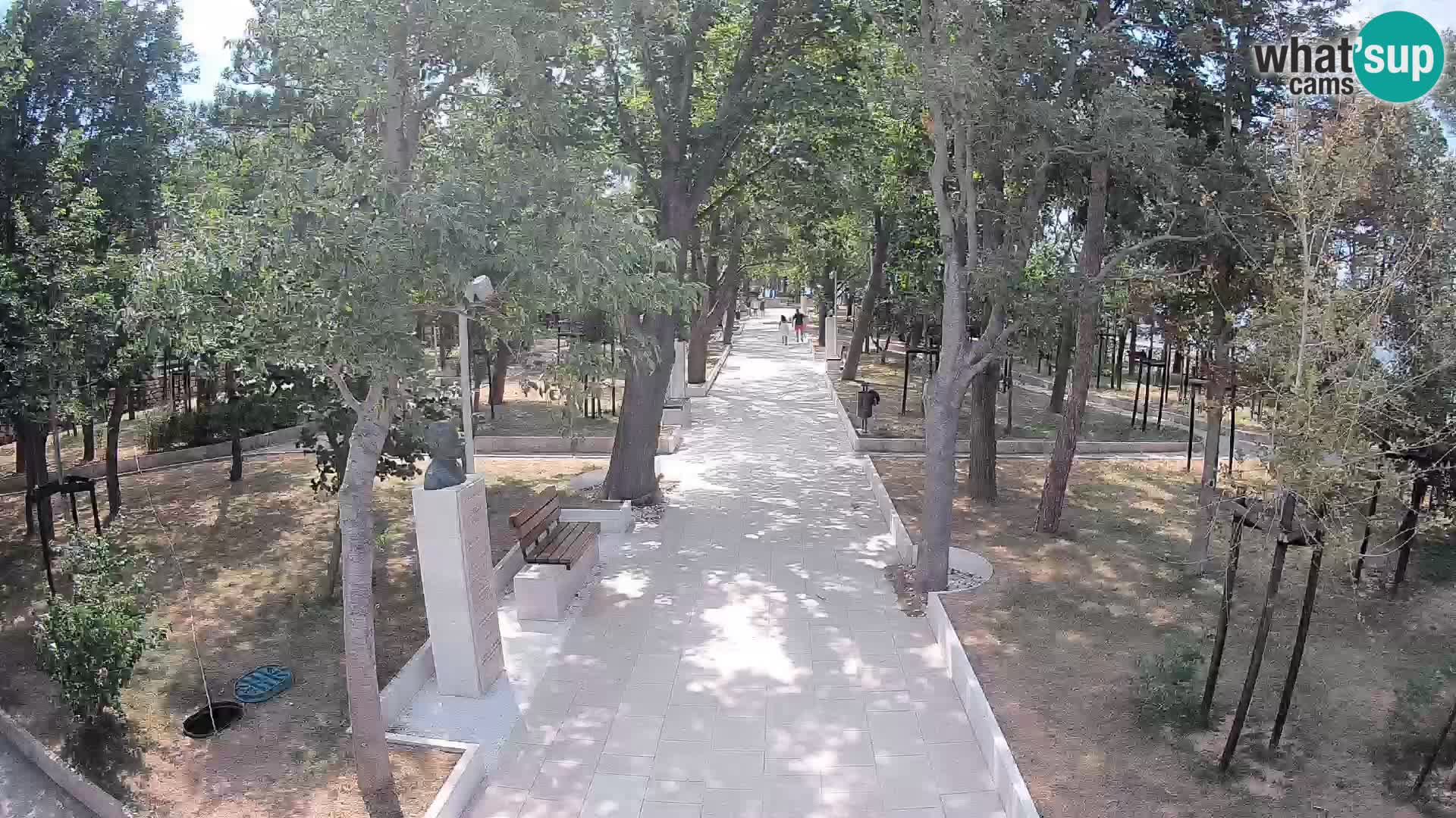 Writers’ Park Webcam Senj – Live by the Sea