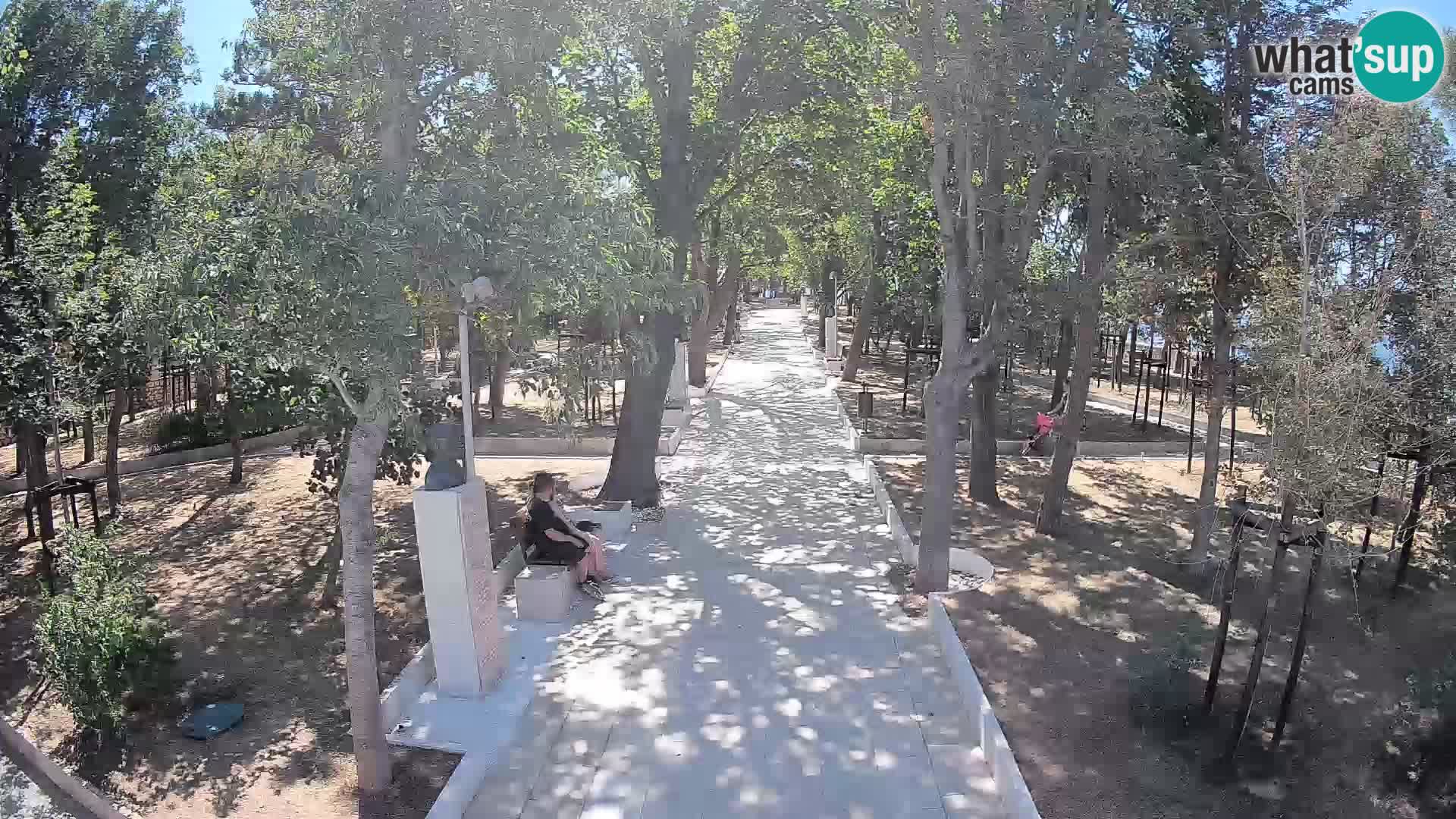 Webcam Schriftstellerpark Senj – Live am Meer