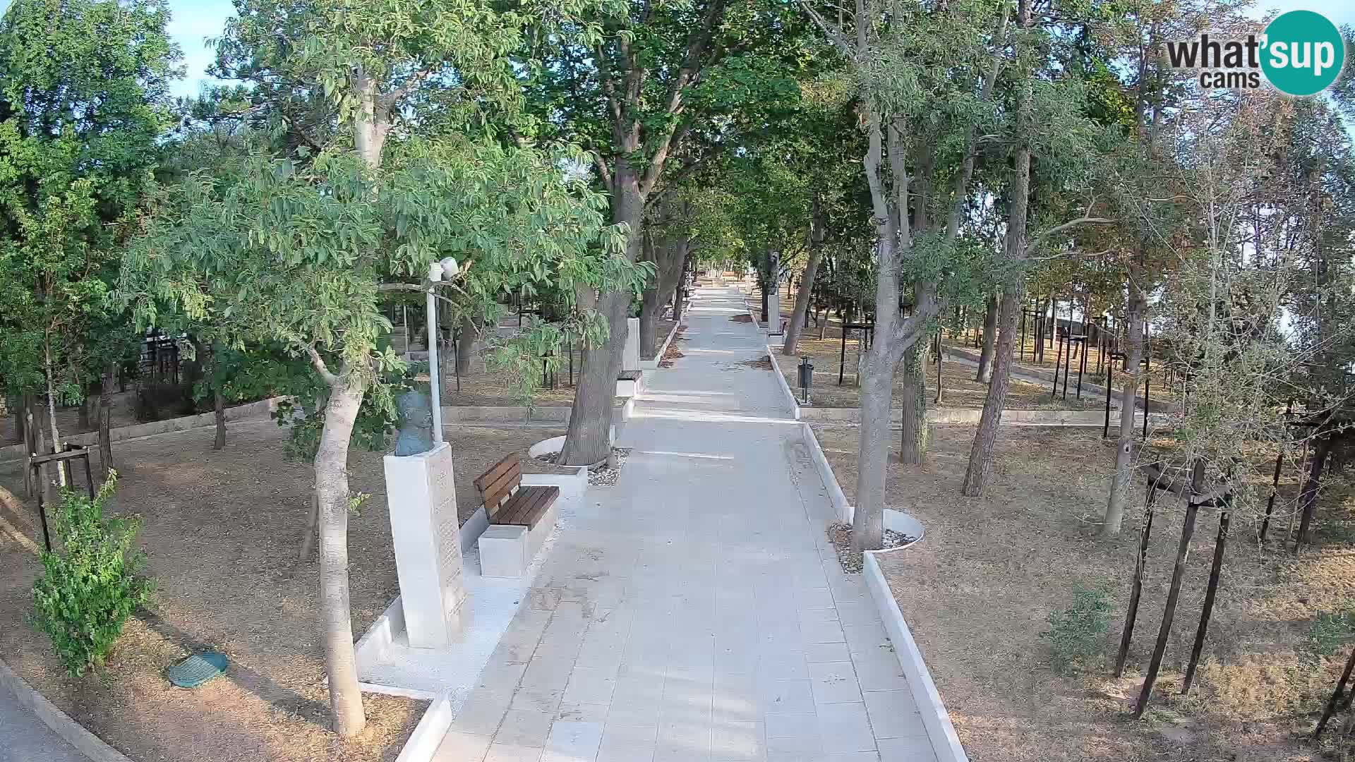 Writers’ Park Webcam Senj – Live by the Sea