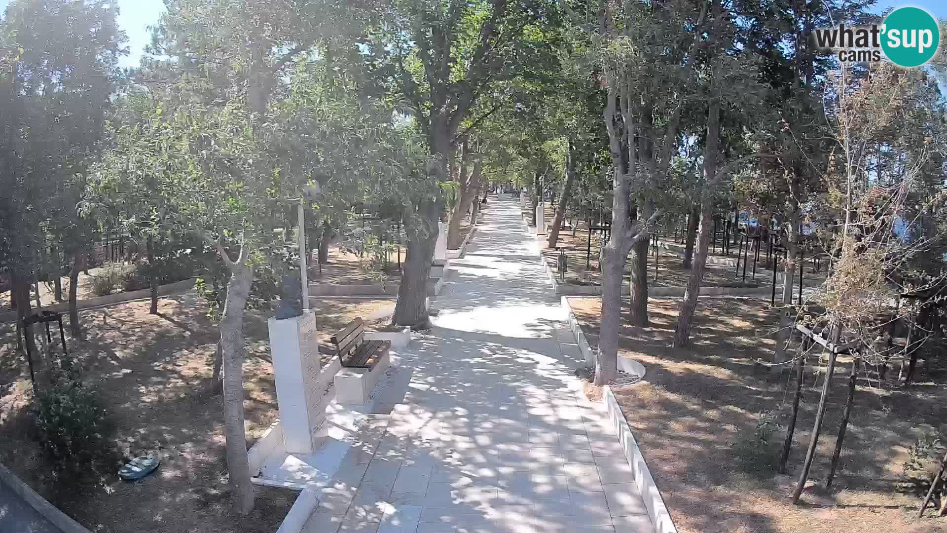 Webcam Schriftstellerpark Senj – Live am Meer