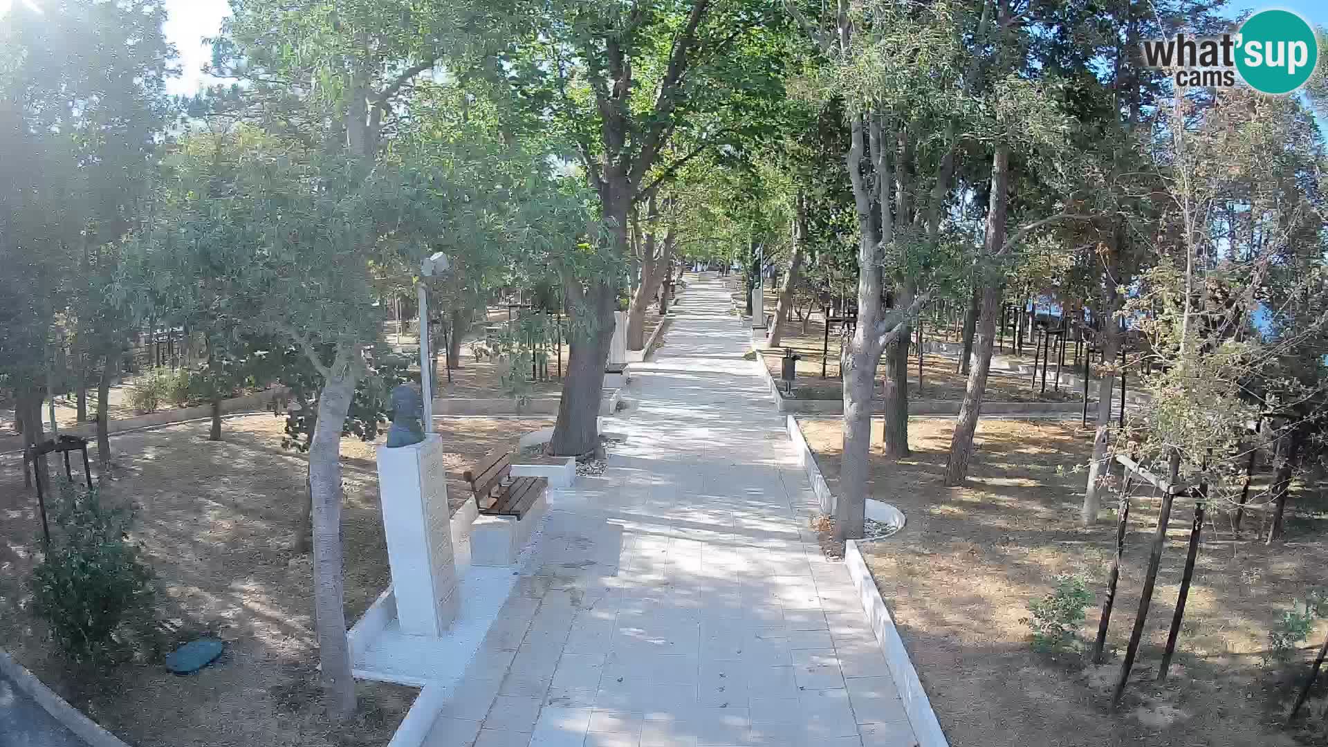 Writers’ Park Webcam Senj – Live by the Sea