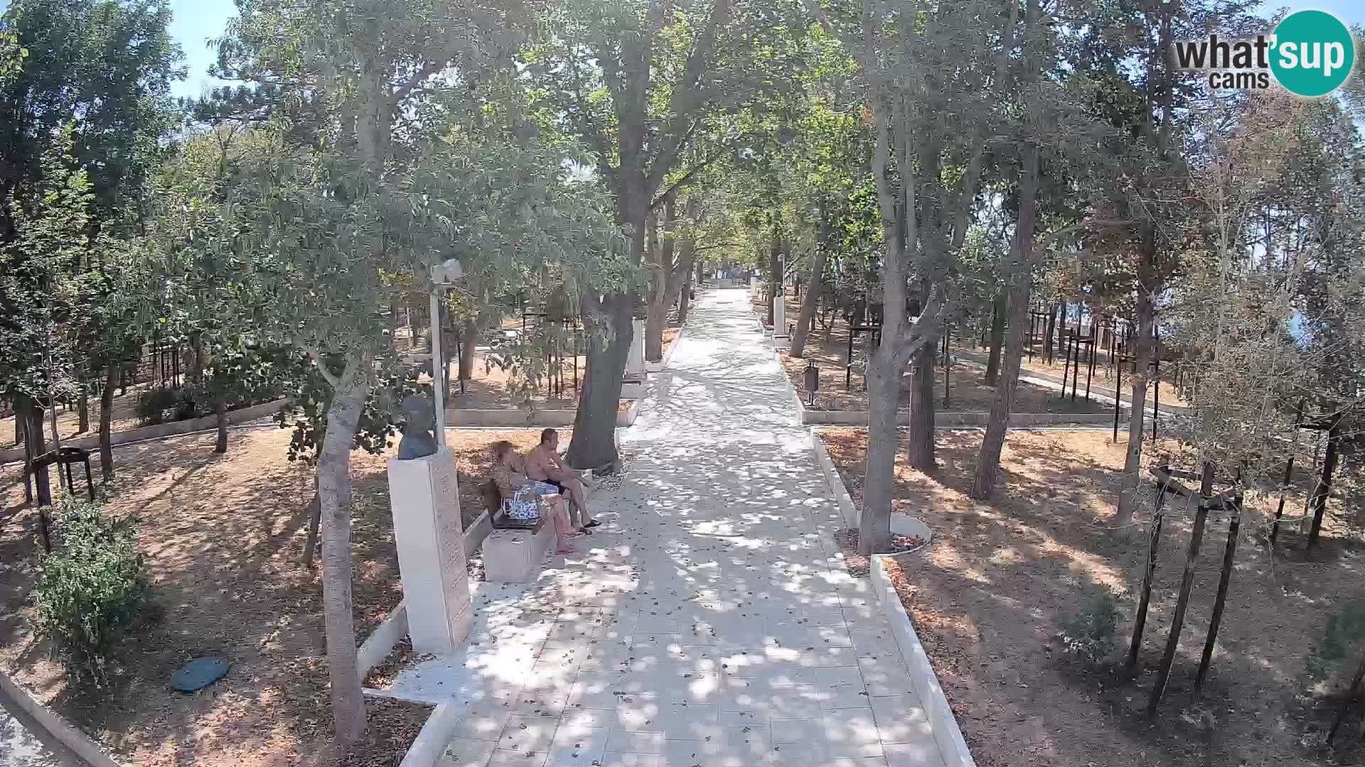 Webcam Schriftstellerpark Senj – Live am Meer
