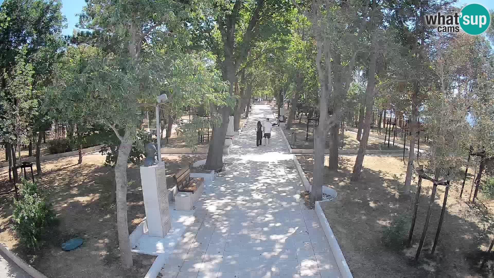 Writers’ Park Webcam Senj – Live by the Sea