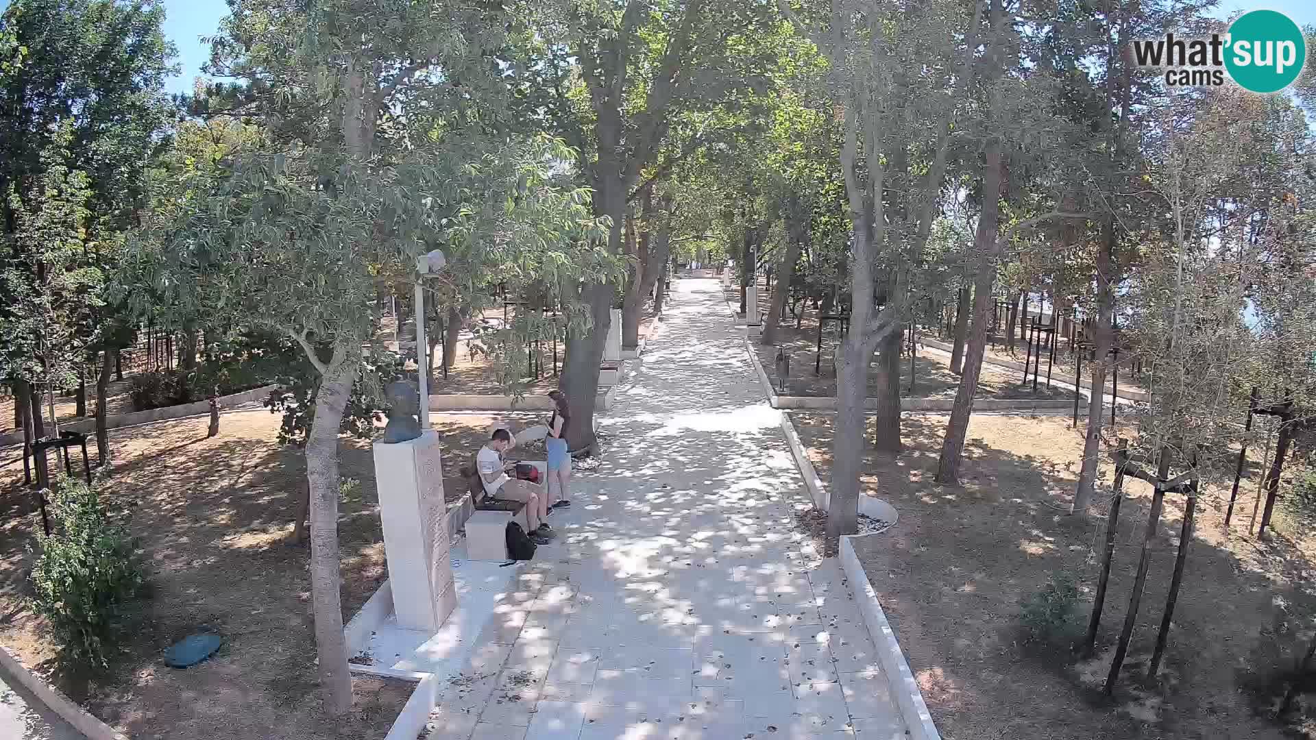 Writers’ Park Webcam Senj – Live by the Sea