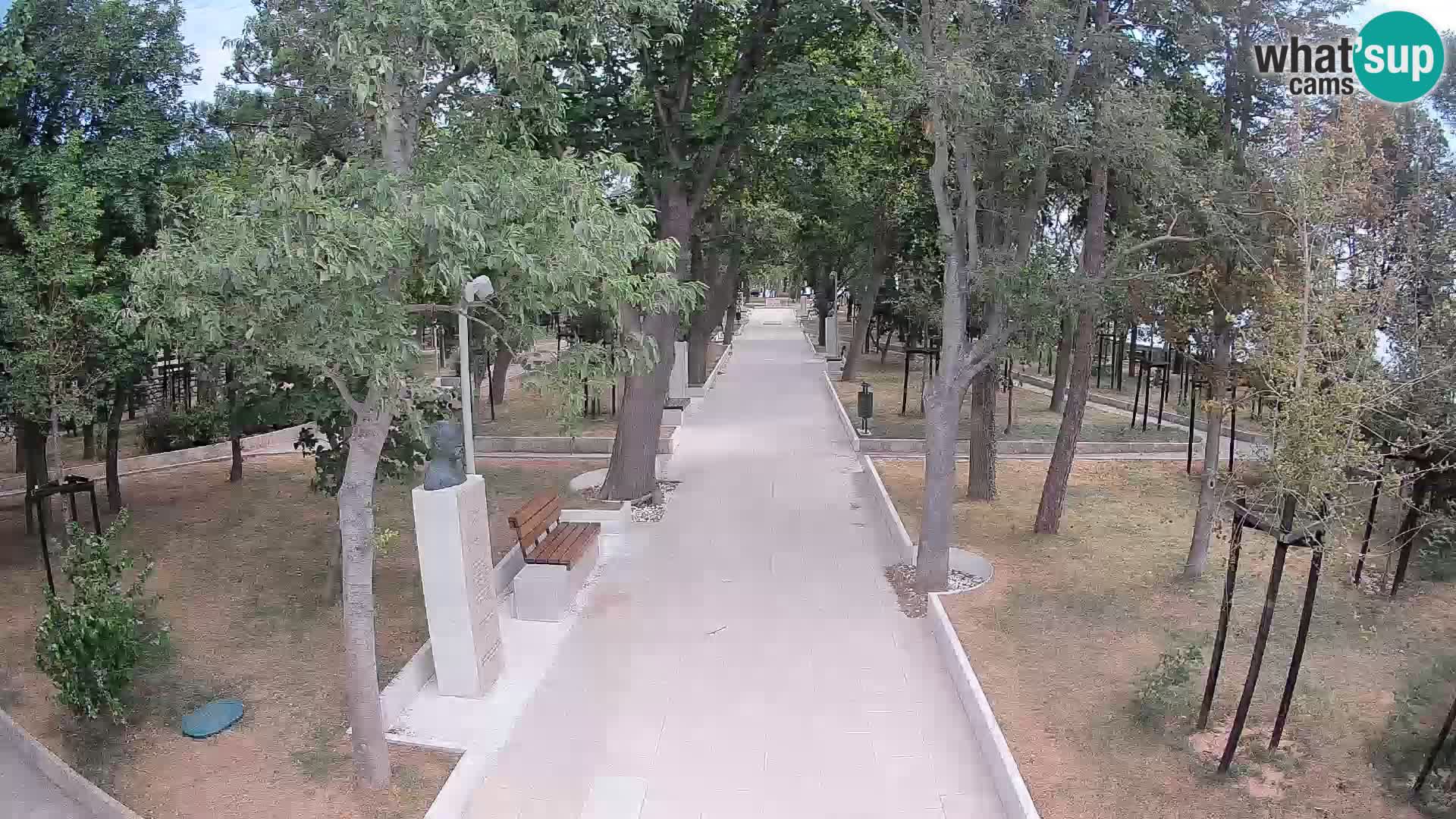 Webcam Schriftstellerpark Senj – Live am Meer