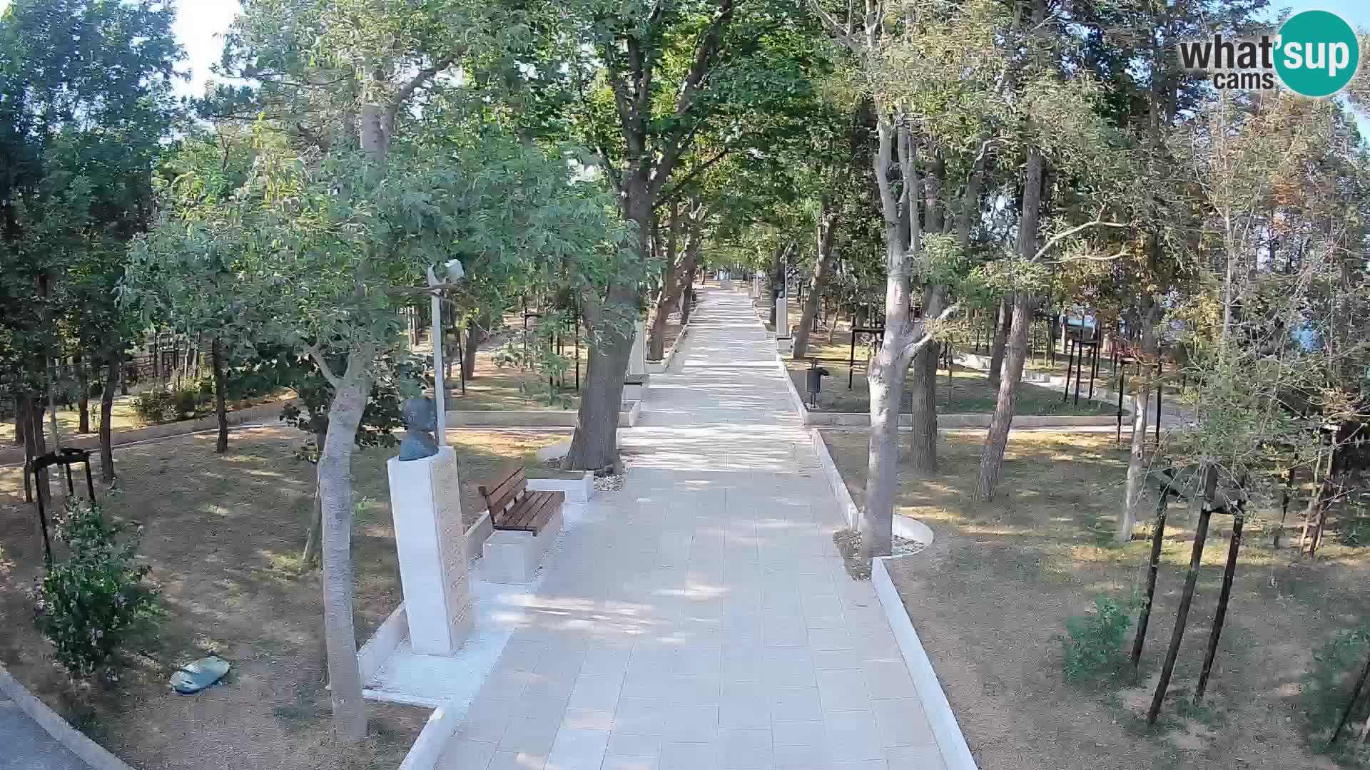Writers’ Park Webcam Senj – Live by the Sea