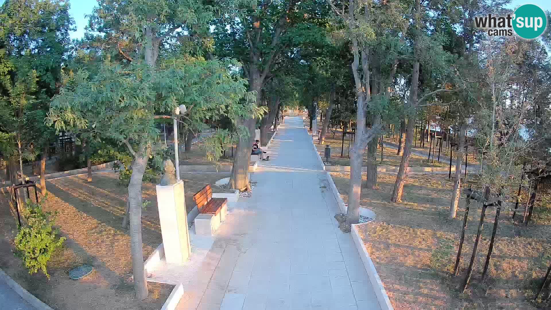 Writers’ Park Webcam Senj – Live by the Sea