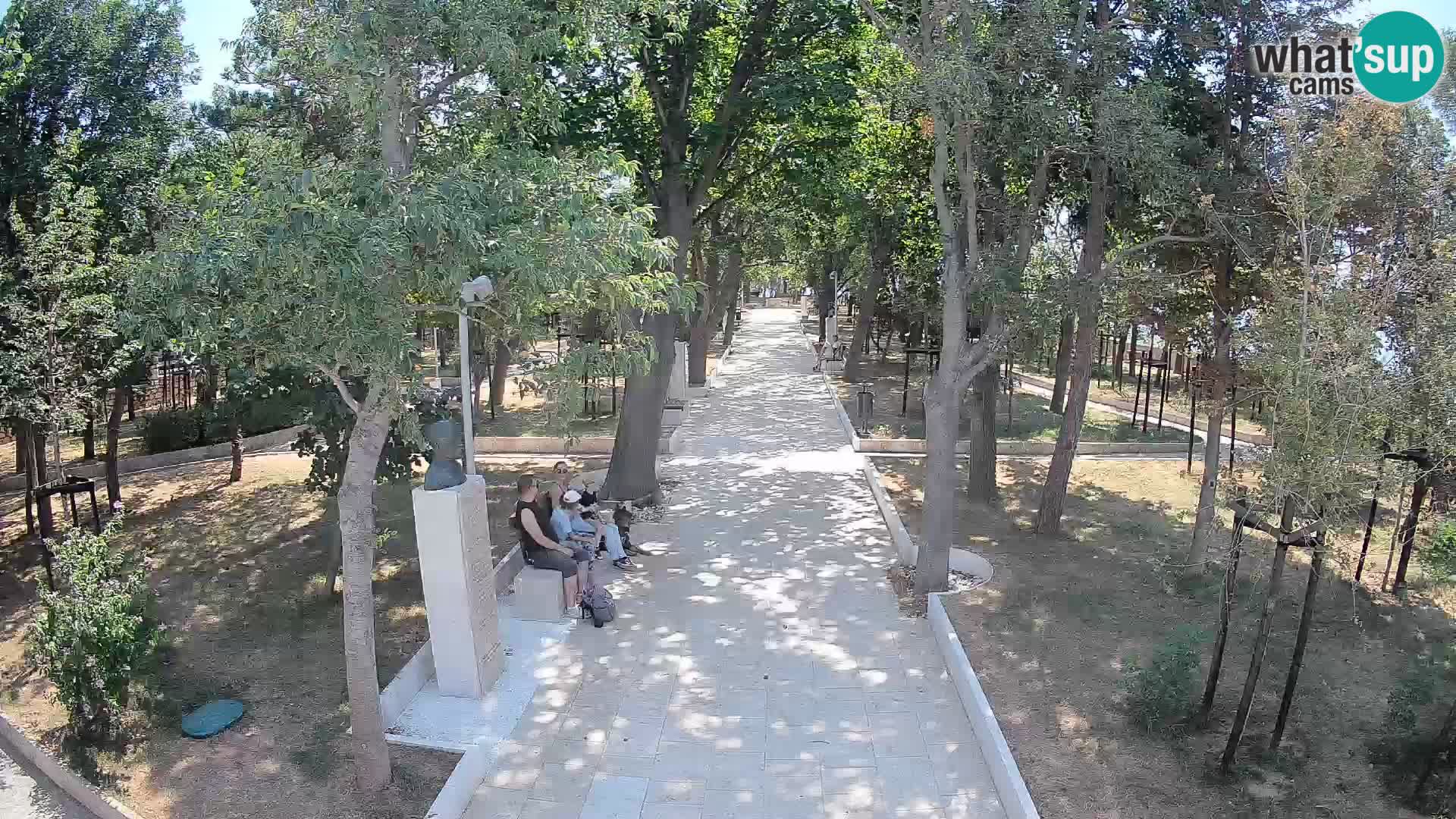 Webcam Schriftstellerpark Senj – Live am Meer