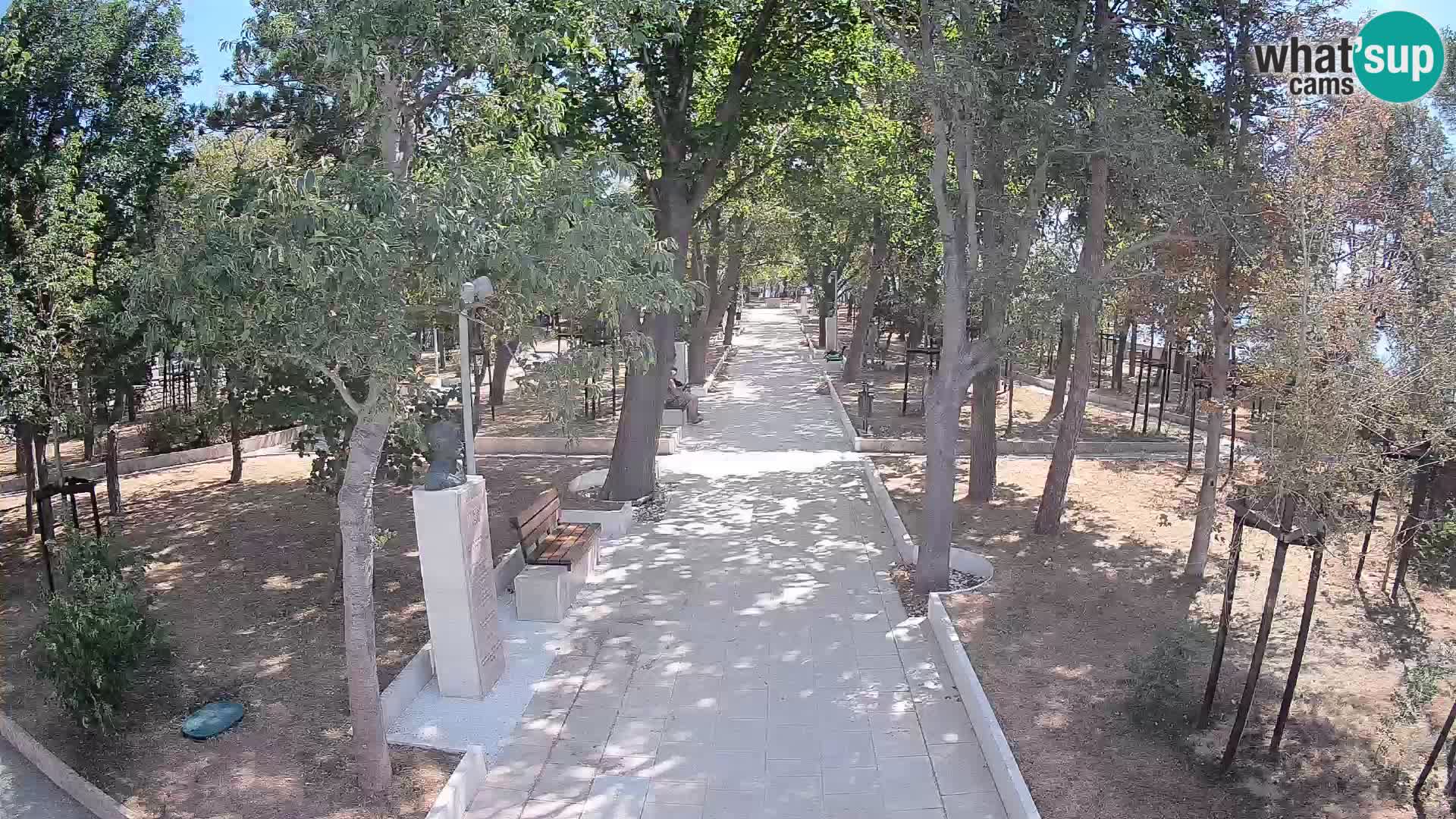 Webcam Schriftstellerpark Senj – Live am Meer