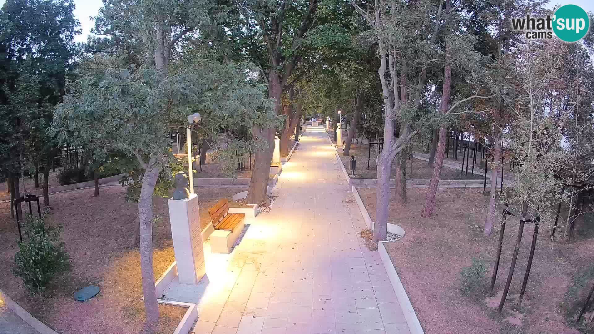 Writers’ Park Webcam Senj – Live by the Sea