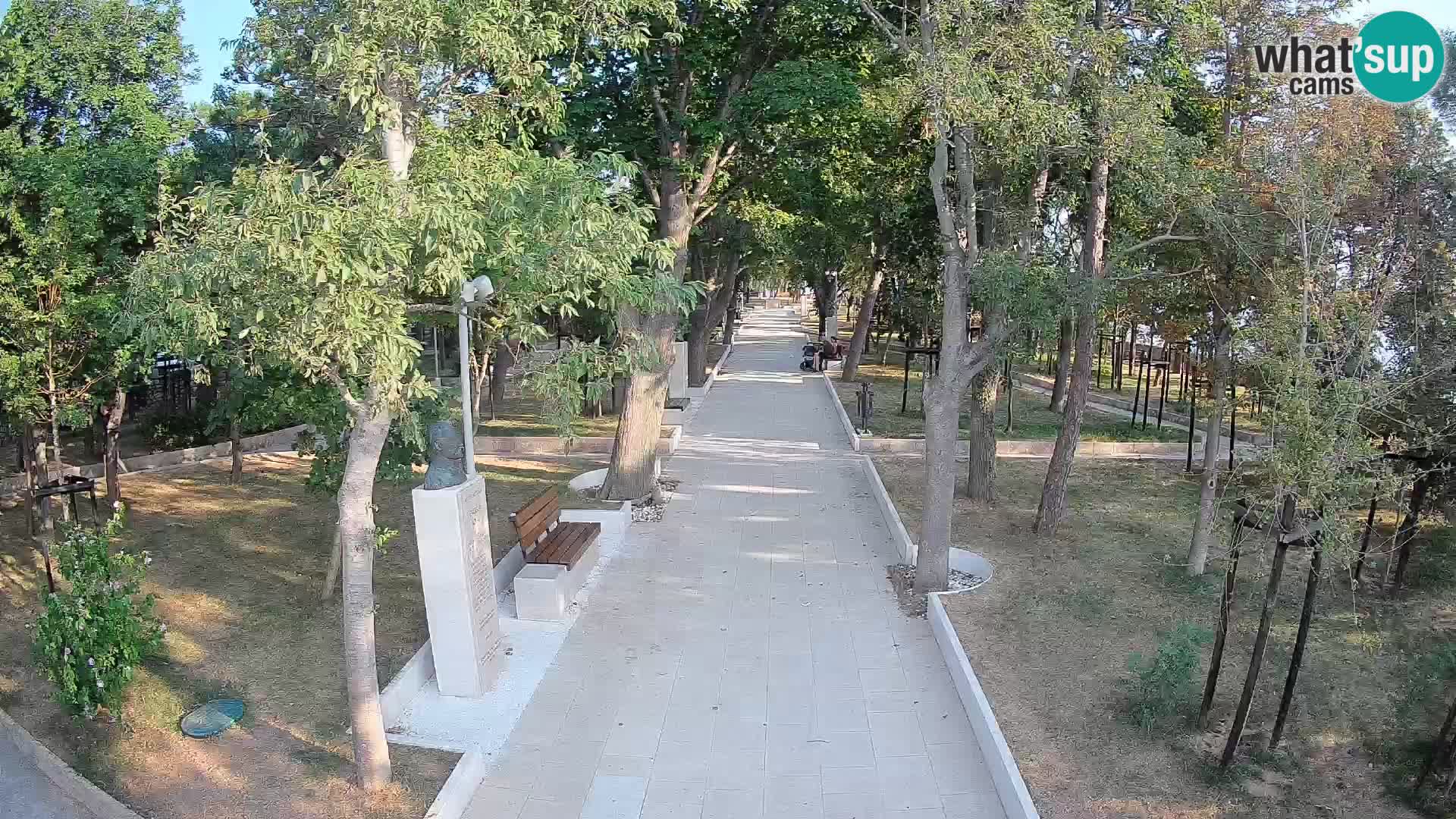 Webcam Schriftstellerpark Senj – Live am Meer