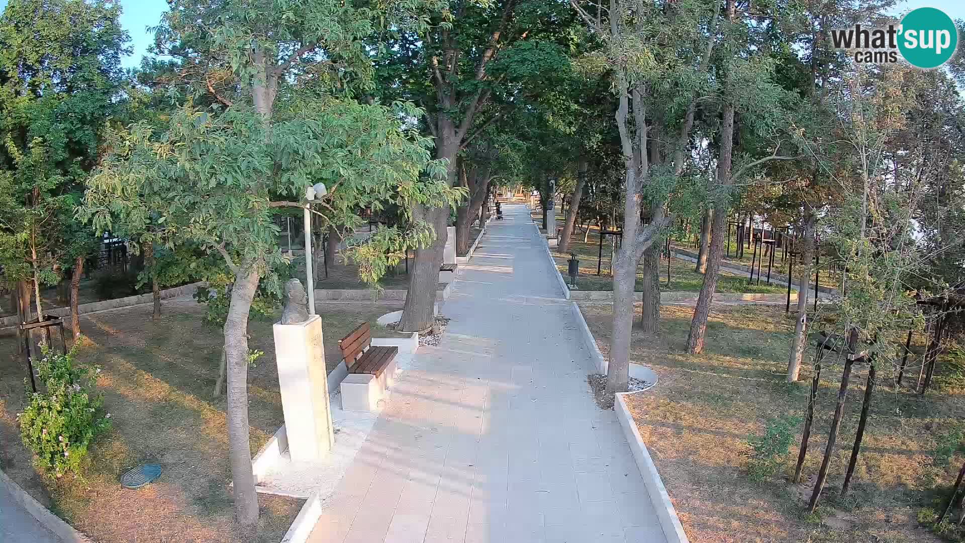 Writers’ Park Webcam Senj – Live by the Sea