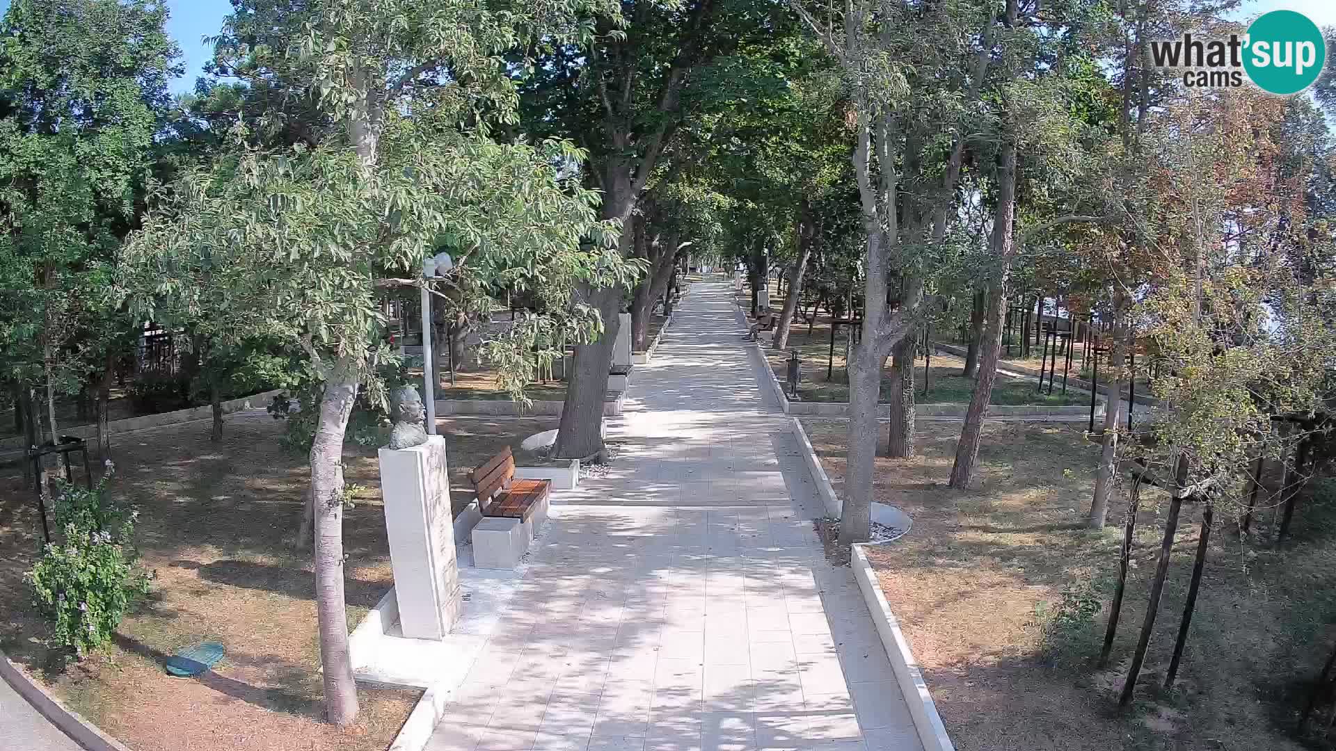 Writers’ Park Webcam Senj – Live by the Sea