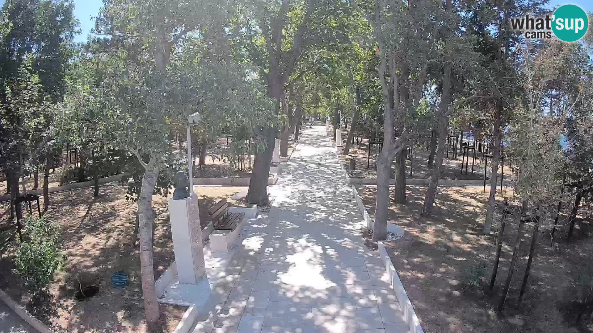 Writers’ Park Webcam Senj – Live by the Sea