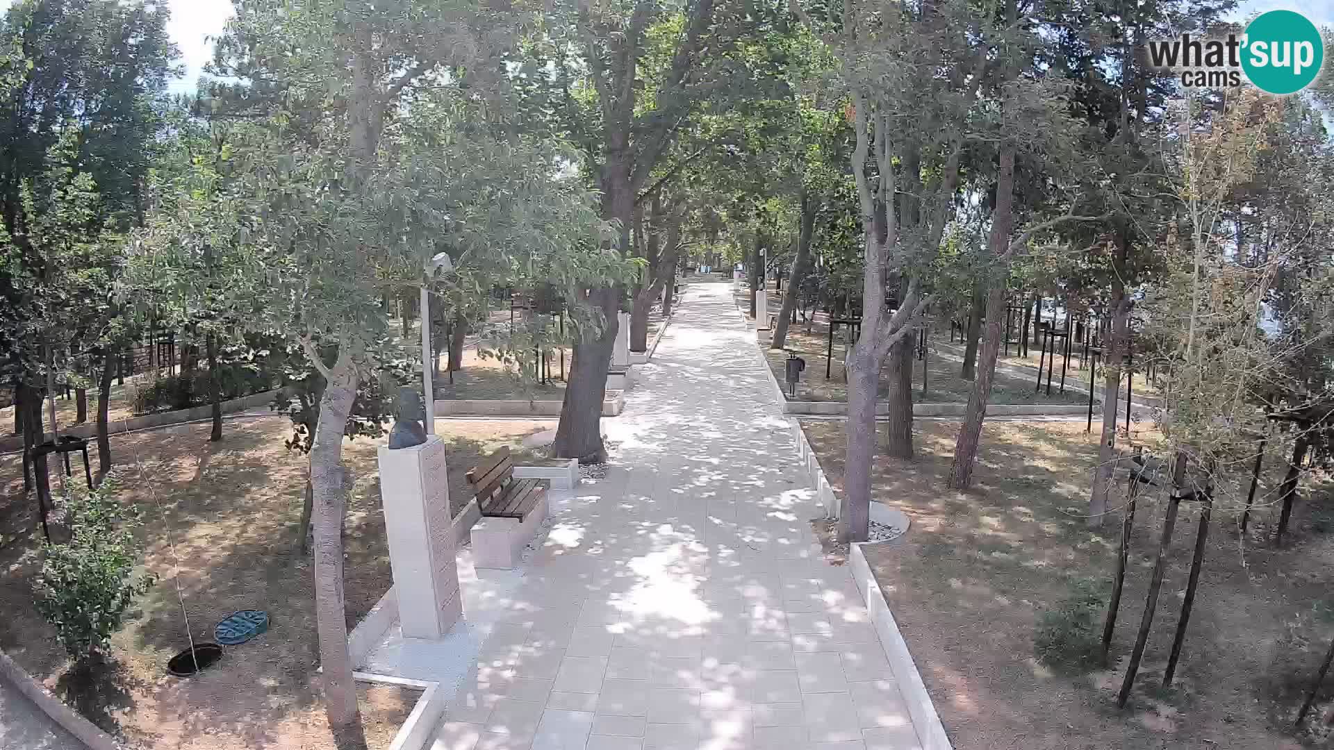 Webcam Schriftstellerpark Senj – Live am Meer