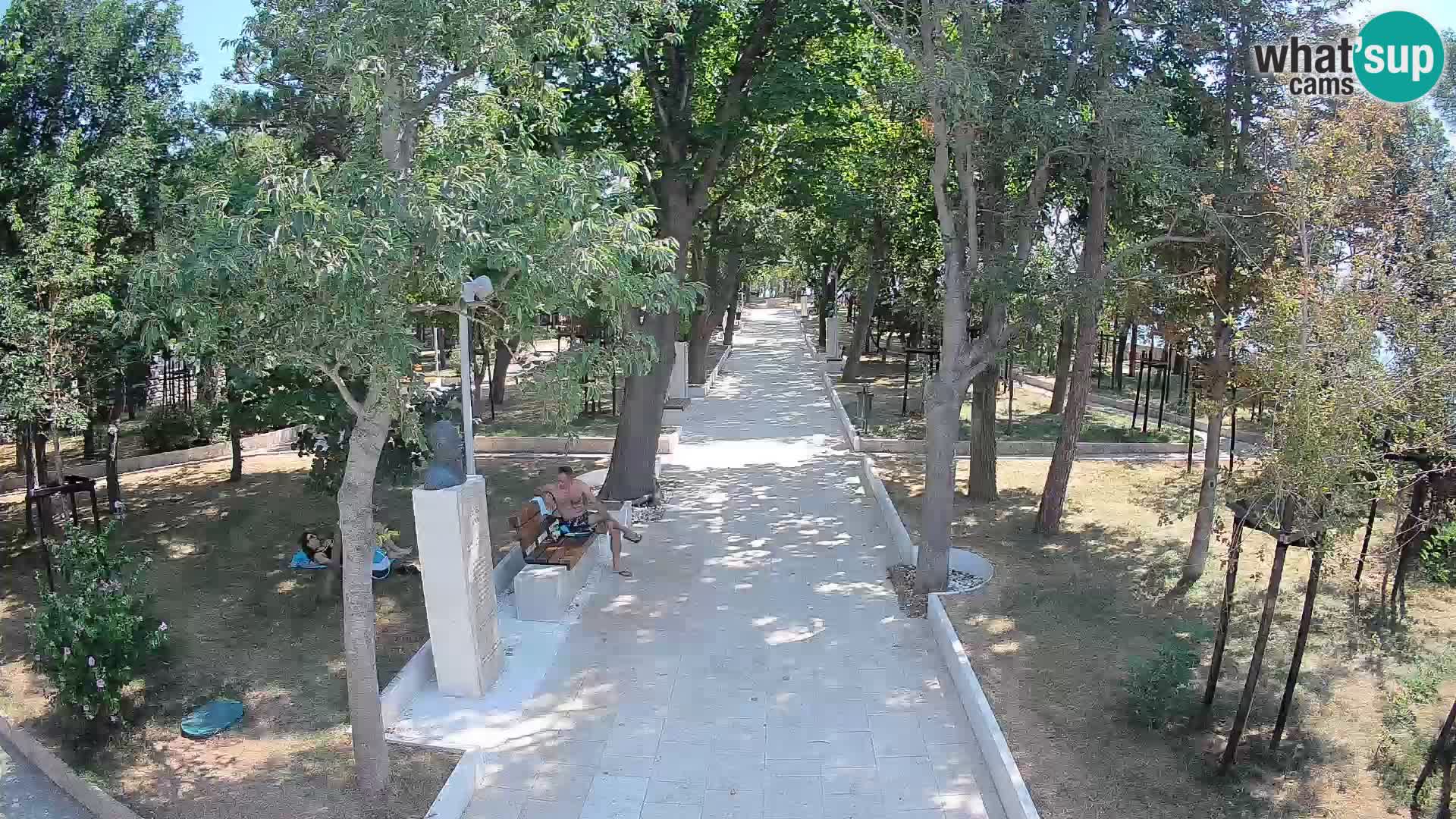 Writers’ Park Webcam Senj – Live by the Sea