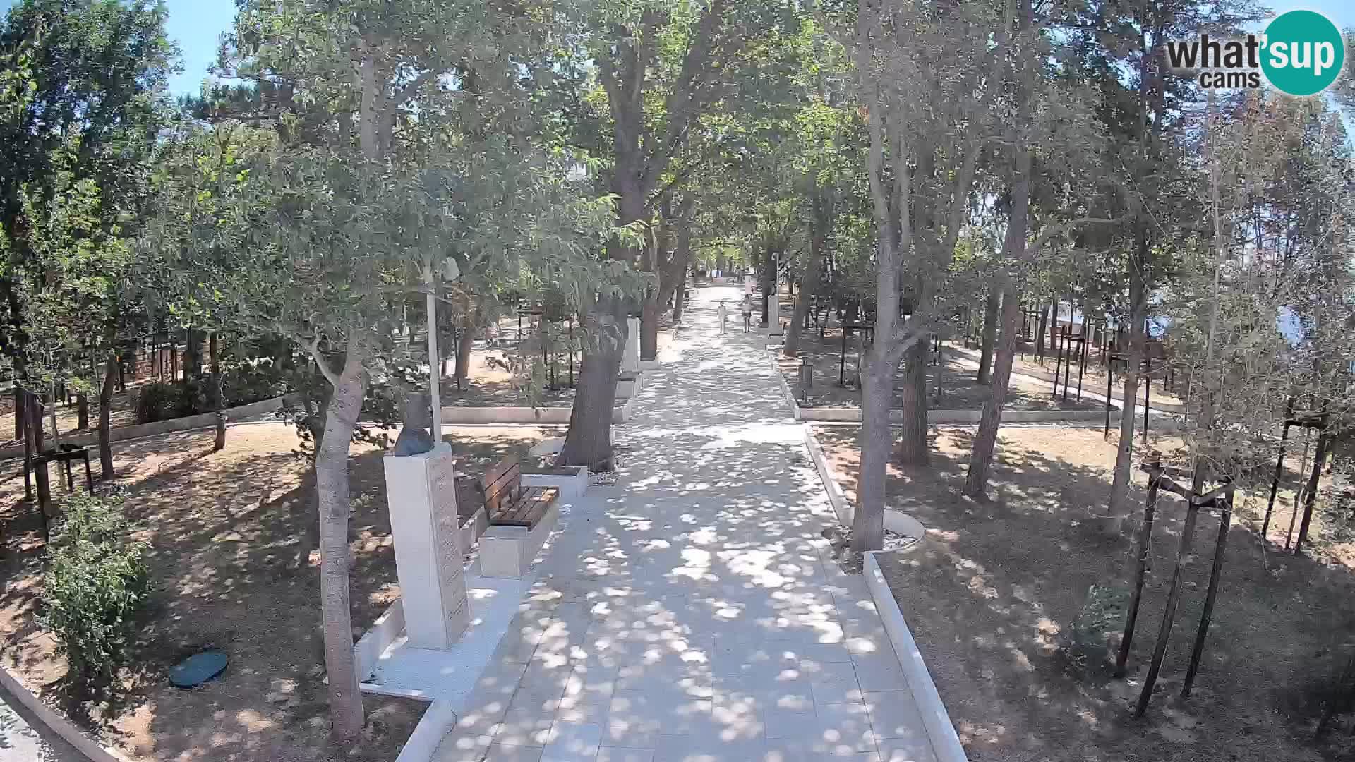 Webcam Schriftstellerpark Senj – Live am Meer
