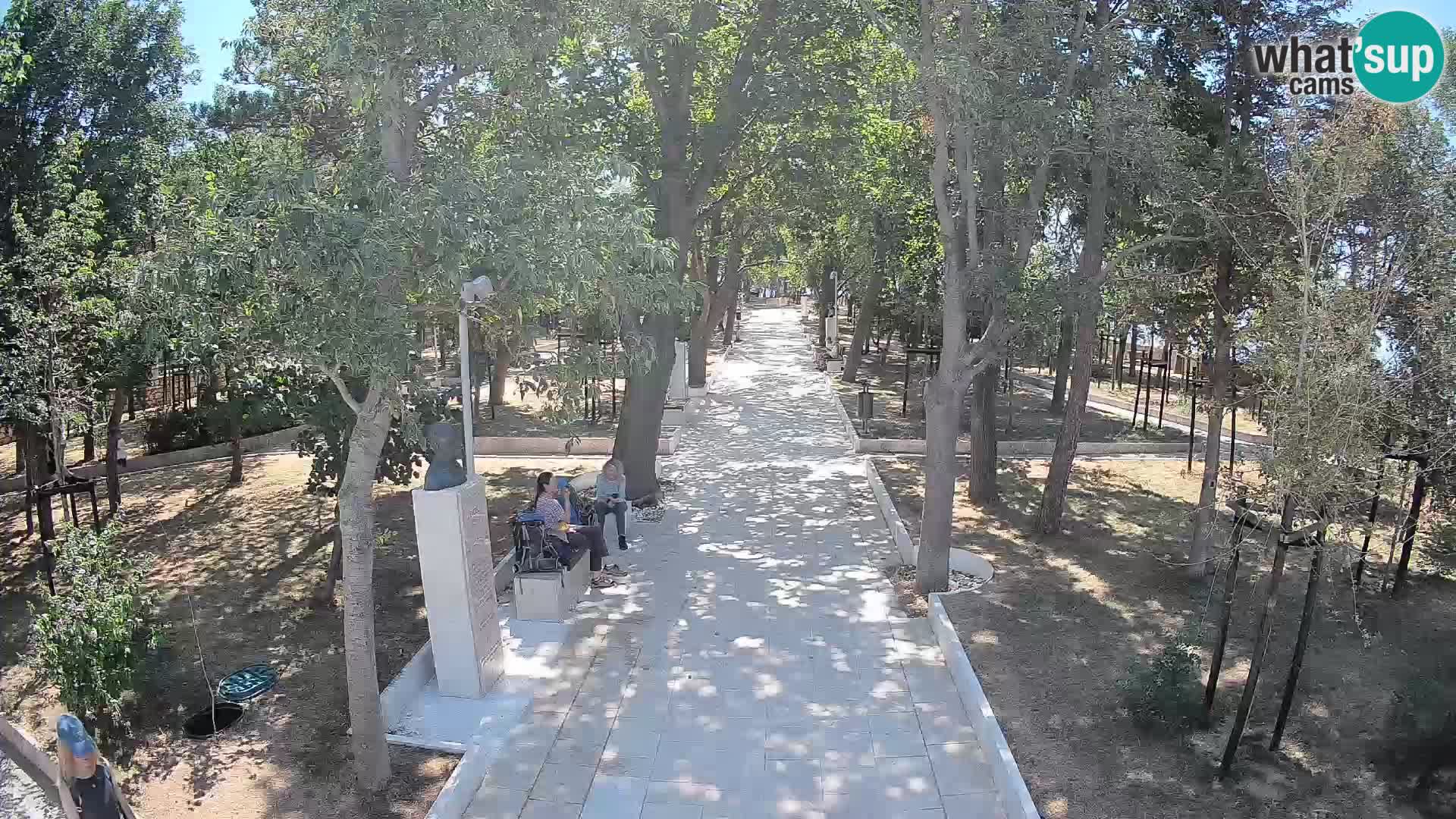Webcam Schriftstellerpark Senj – Live am Meer