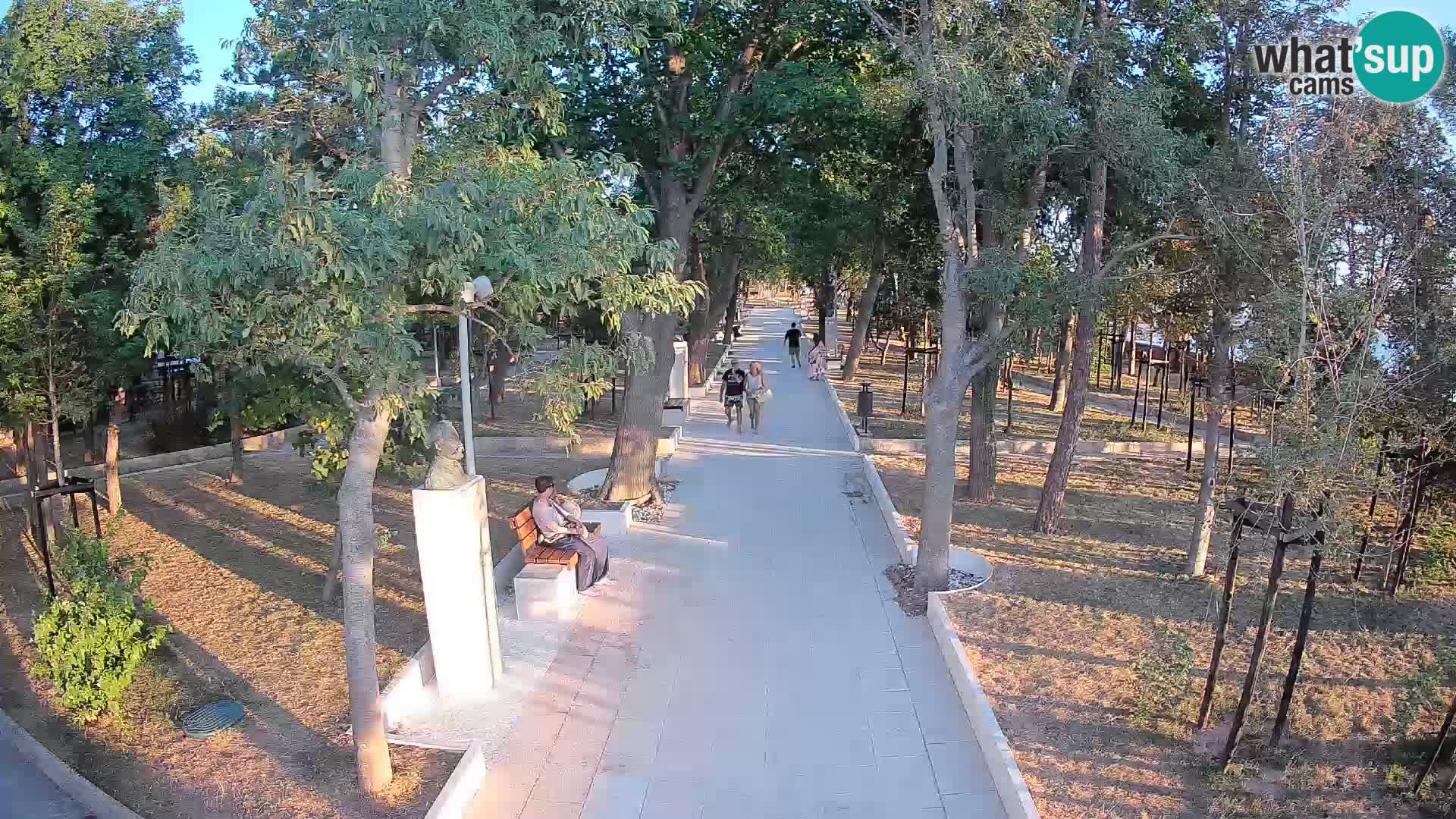 Writers’ Park Webcam Senj – Live by the Sea