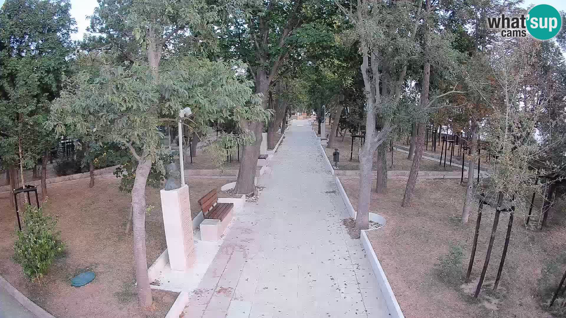 Webcam Schriftstellerpark Senj – Live am Meer
