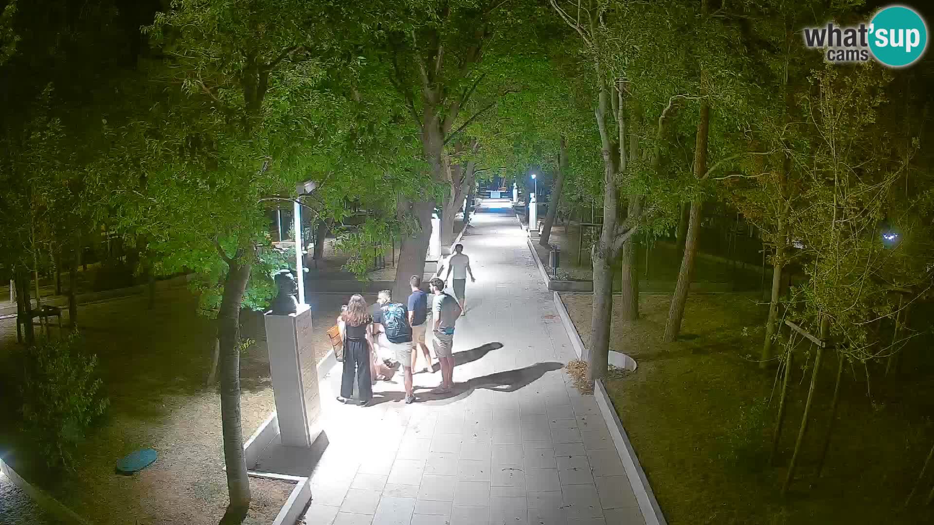 Webcam Schriftstellerpark Senj – Live am Meer