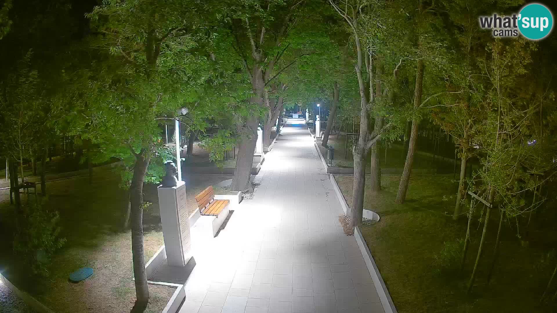 Writers’ Park Webcam Senj – Live by the Sea