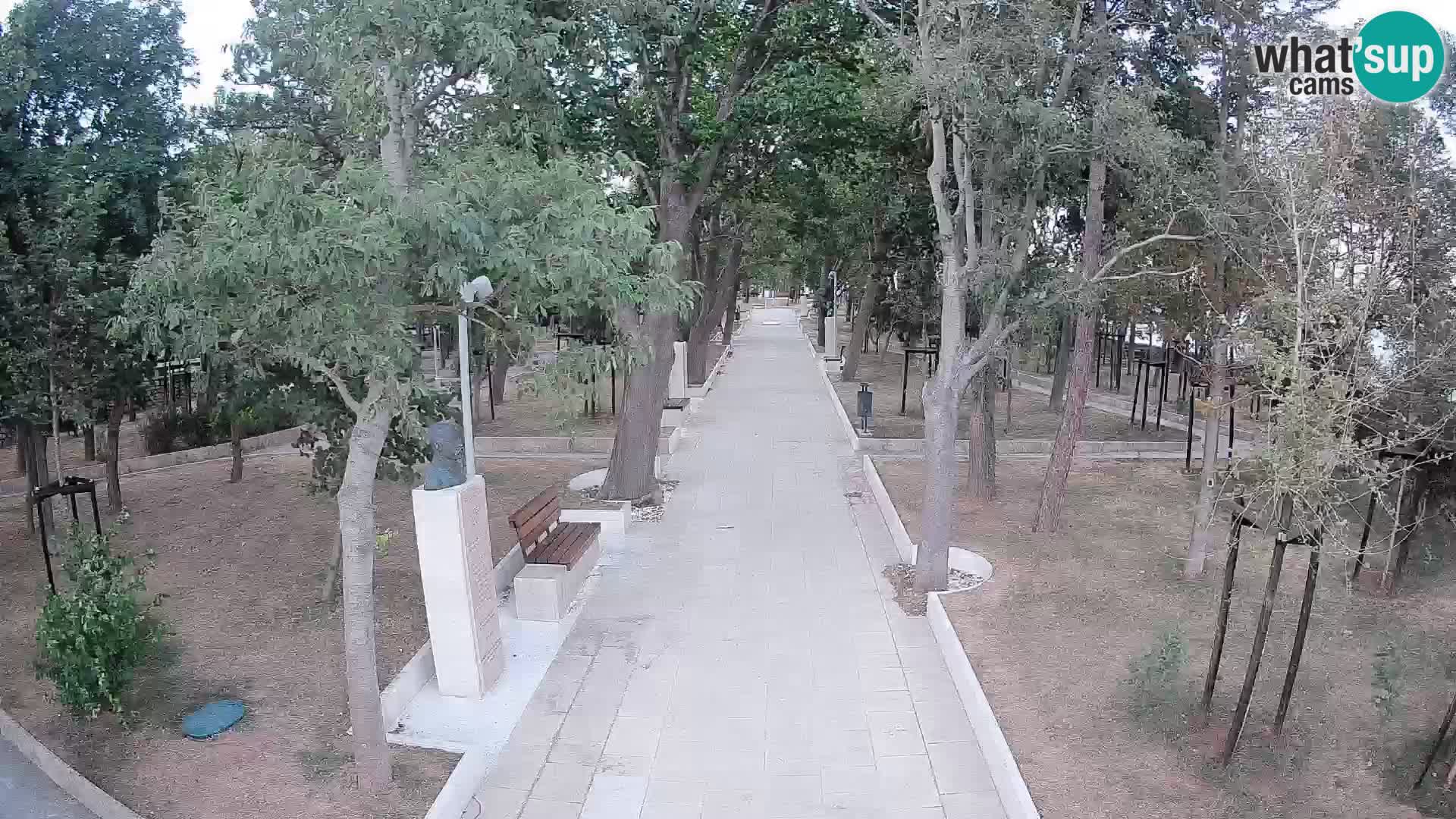 Webcam Schriftstellerpark Senj – Live am Meer