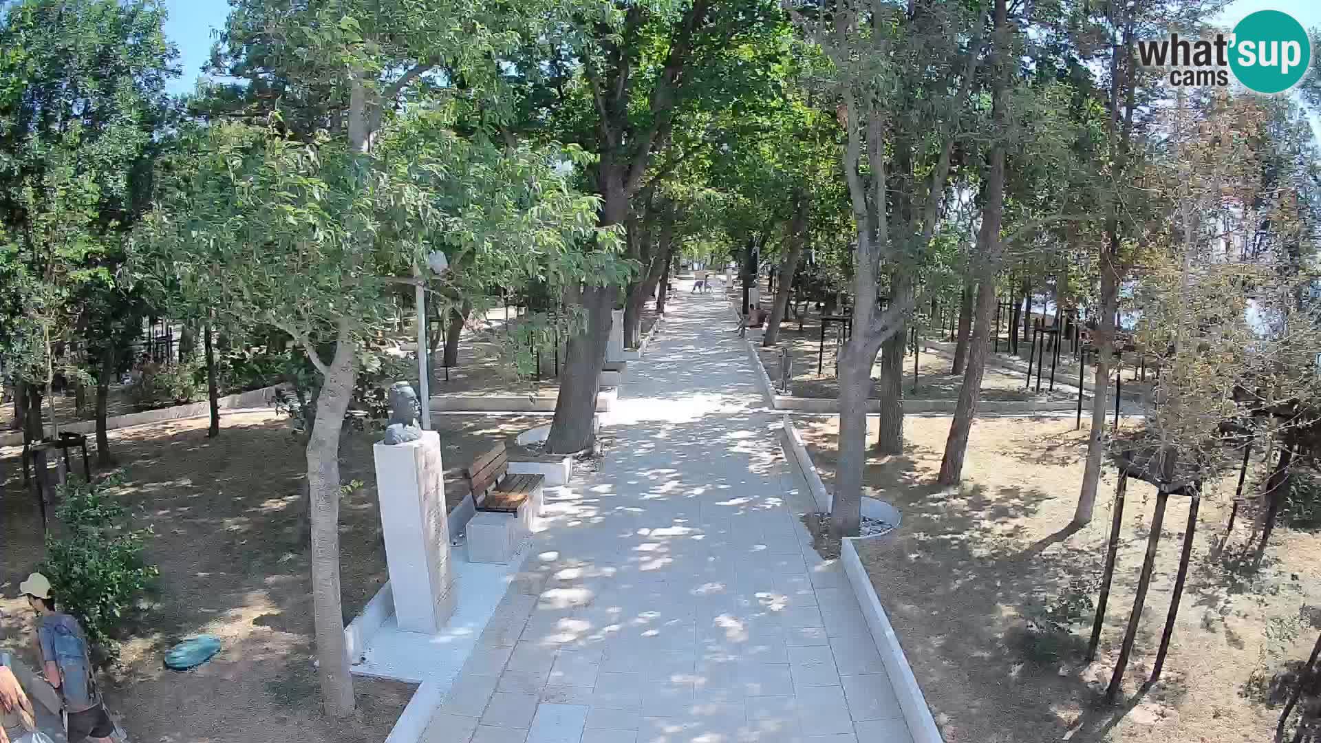 Writers’ Park Webcam Senj – Live by the Sea