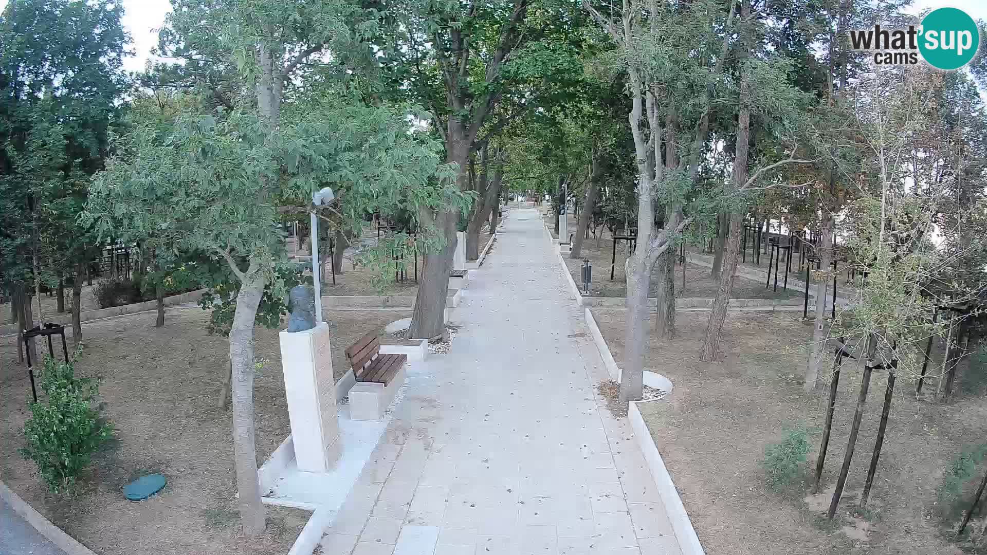 Writers’ Park Webcam Senj – Live by the Sea