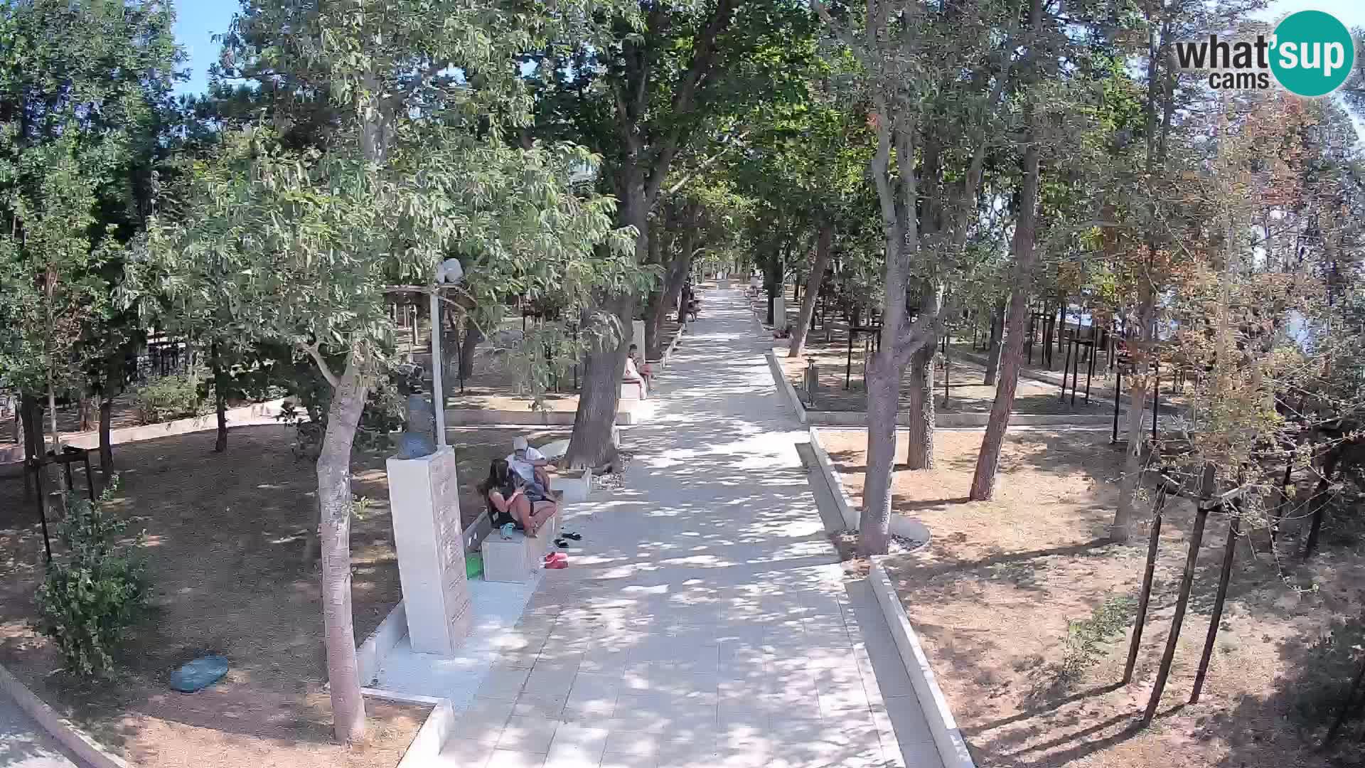 Writers’ Park Webcam Senj – Live by the Sea