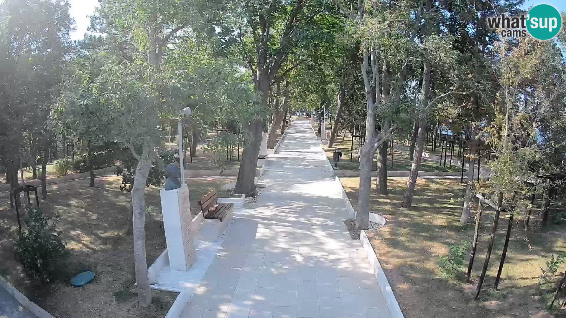 Writers’ Park Webcam Senj – Live by the Sea