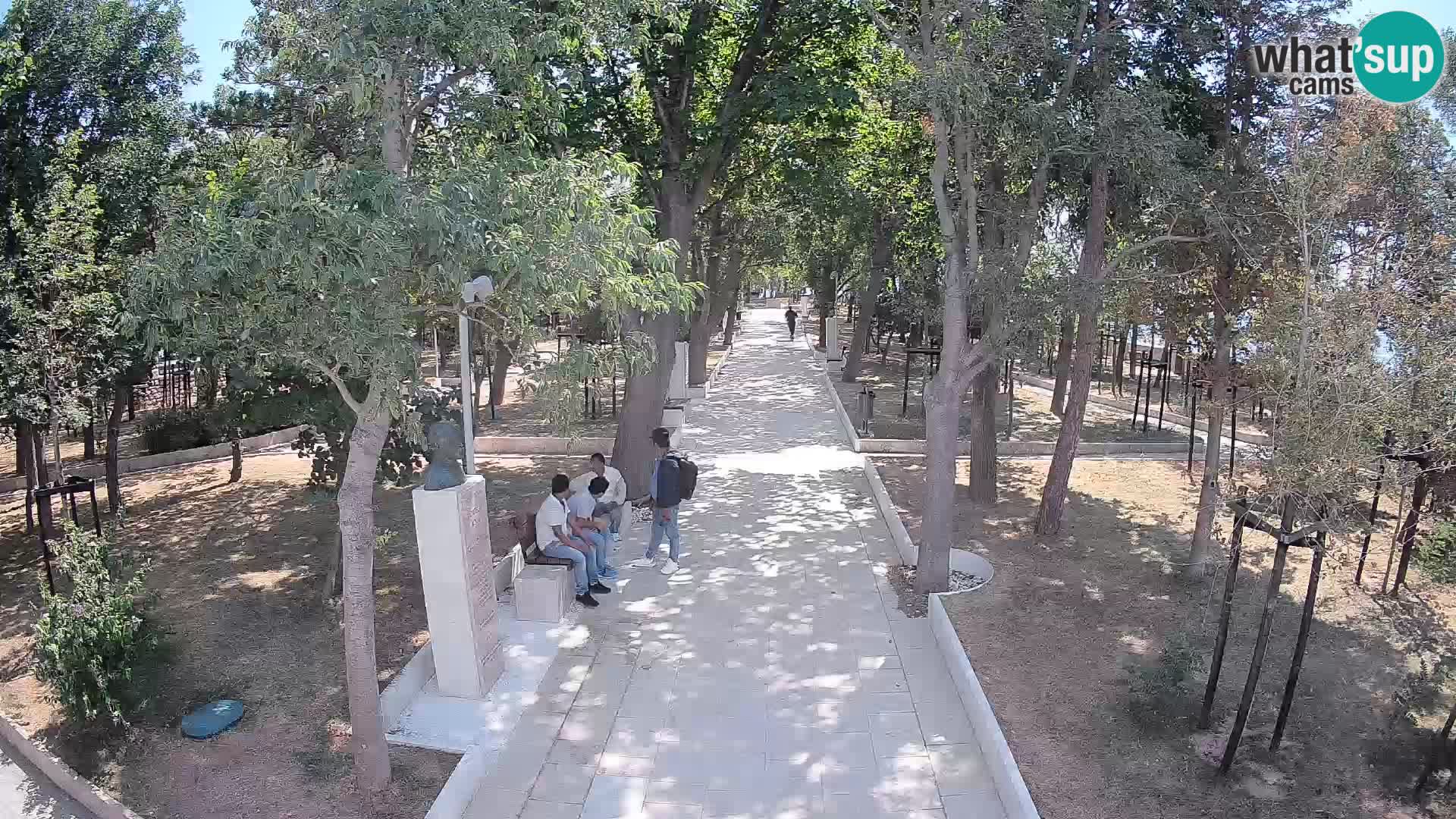 Webcam Schriftstellerpark Senj – Live am Meer