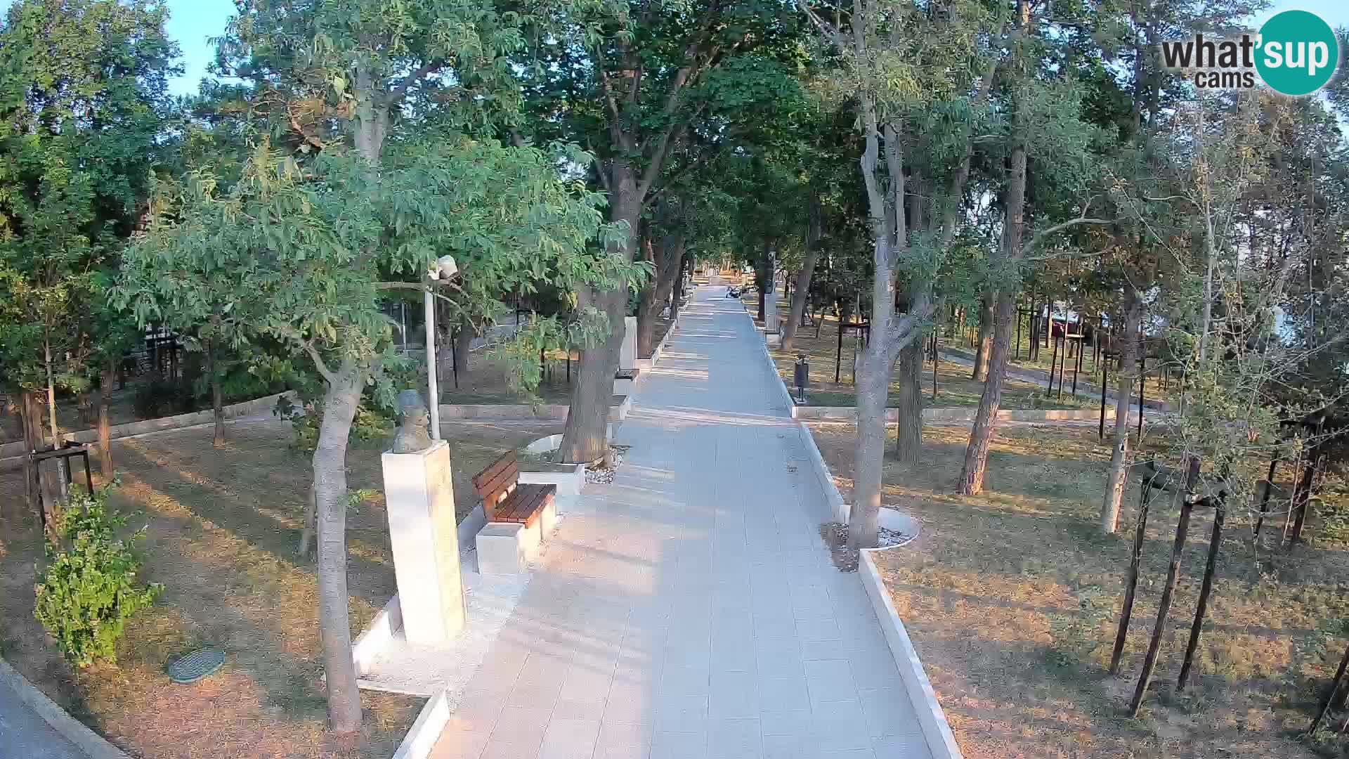 Writers’ Park Webcam Senj – Live by the Sea