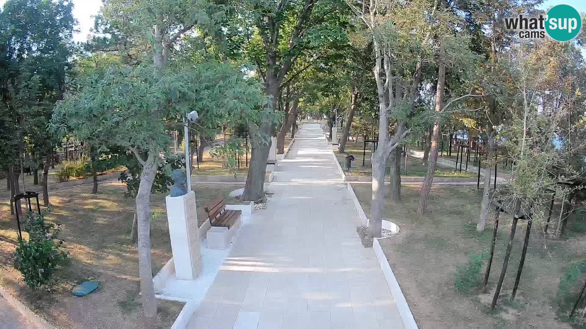 Writers’ Park Webcam Senj – Live by the Sea