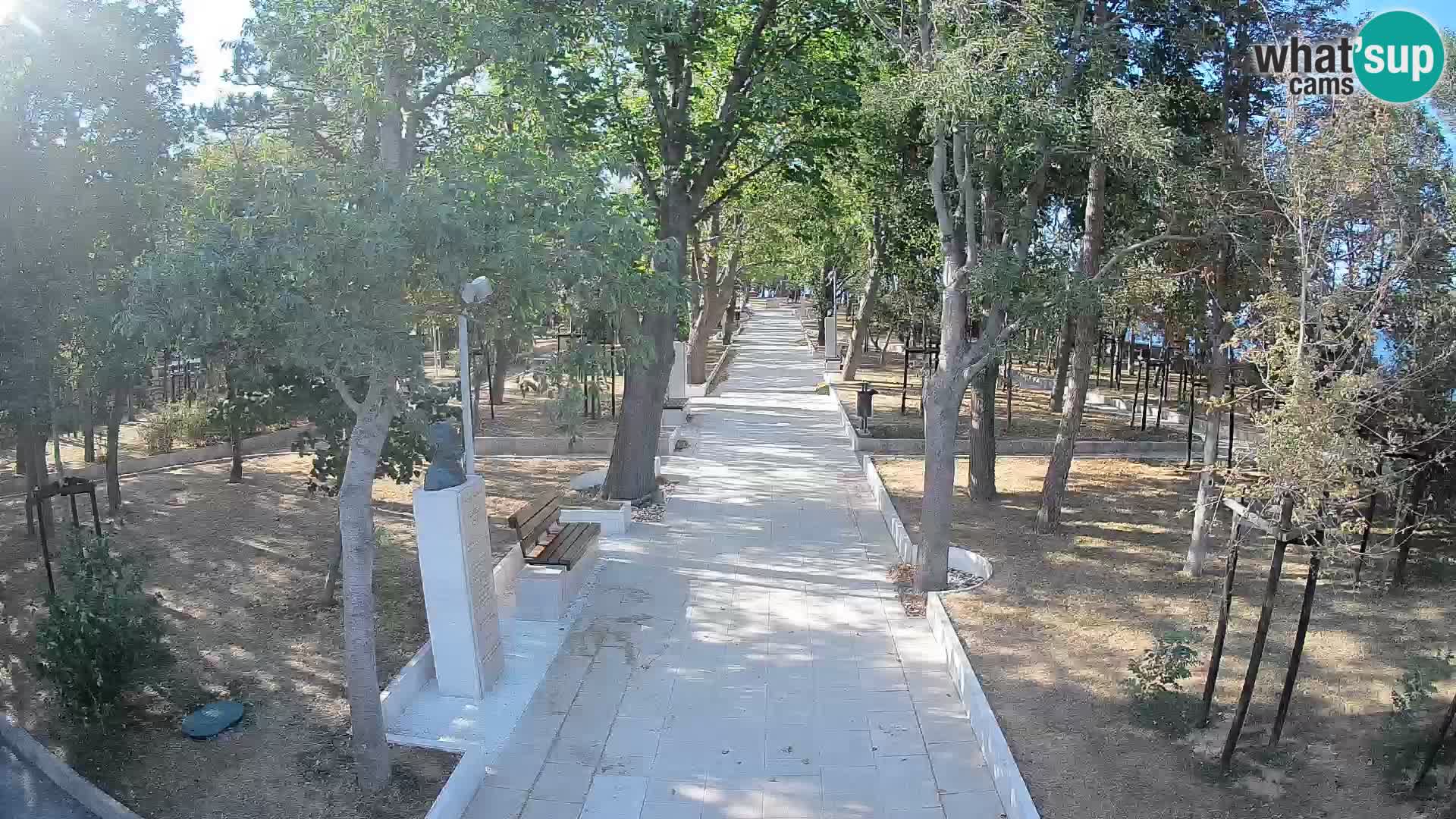 Writers’ Park Webcam Senj – Live by the Sea