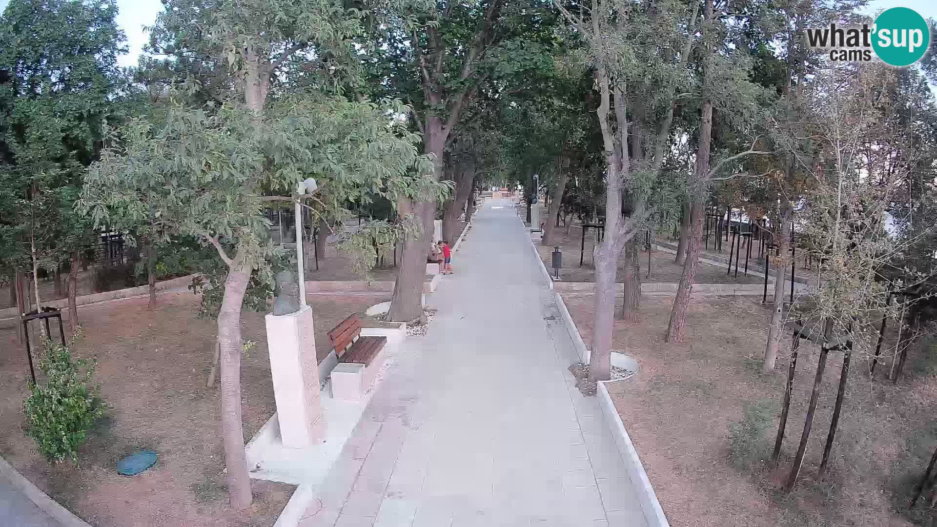 Writers’ Park Webcam Senj – Live by the Sea