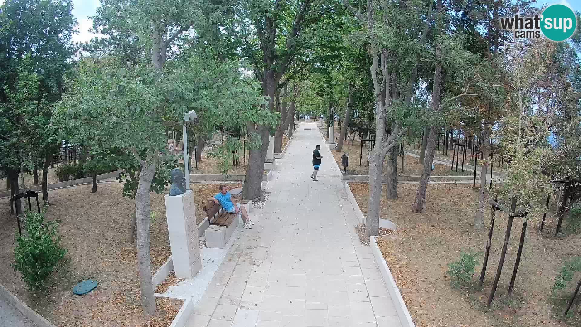 Writers’ Park Webcam Senj – Live by the Sea