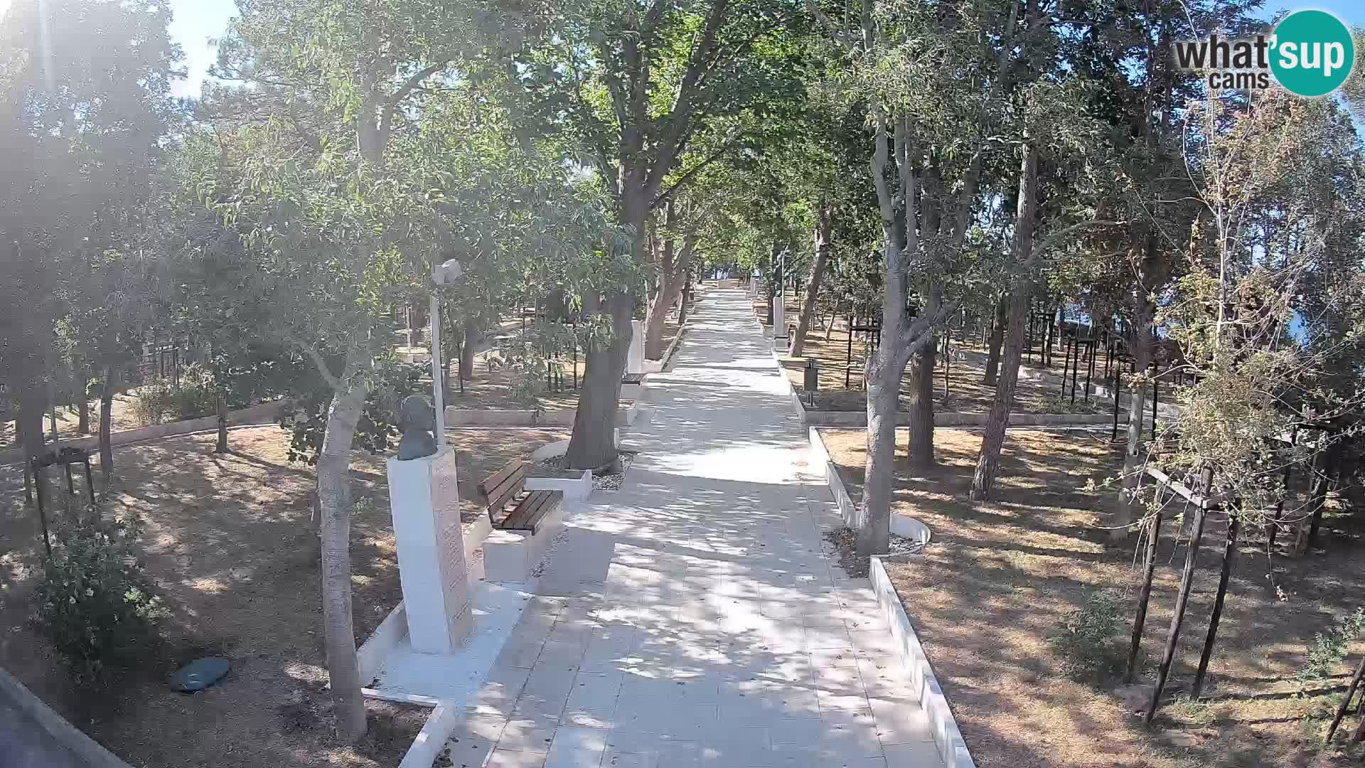 Writers’ Park Webcam Senj – Live by the Sea