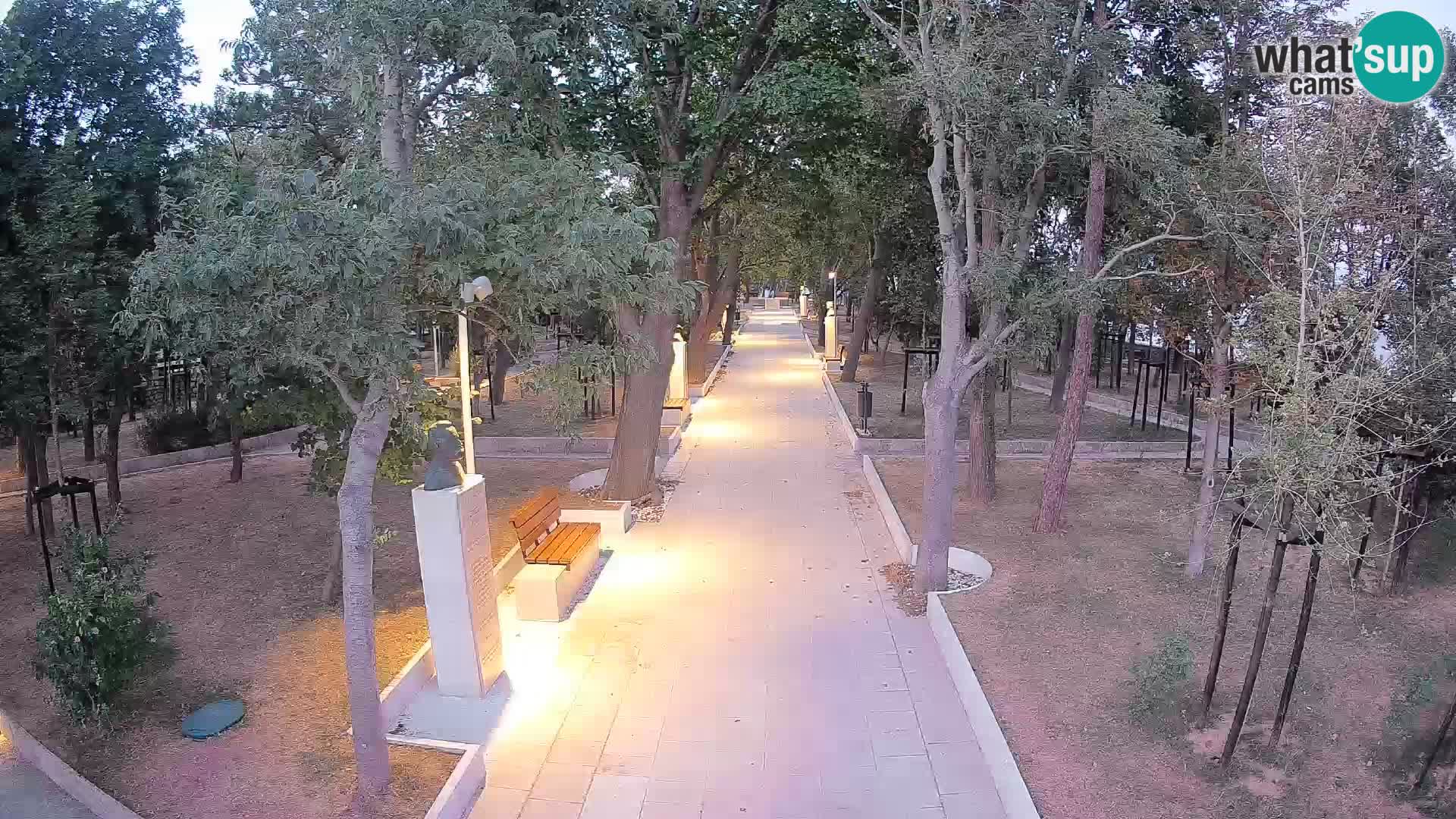 Writers’ Park Webcam Senj – Live by the Sea