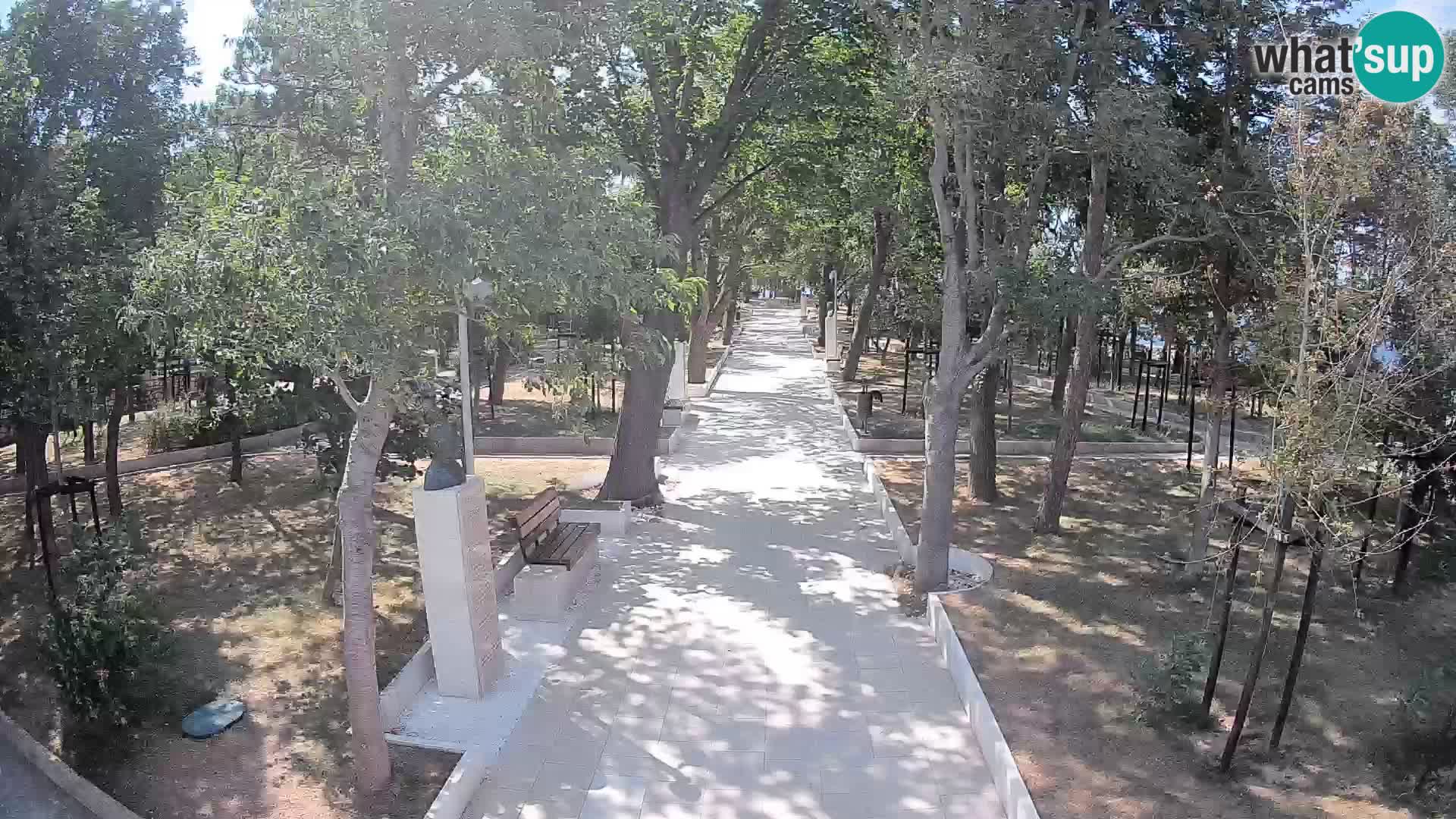 Writers’ Park Webcam Senj – Live by the Sea