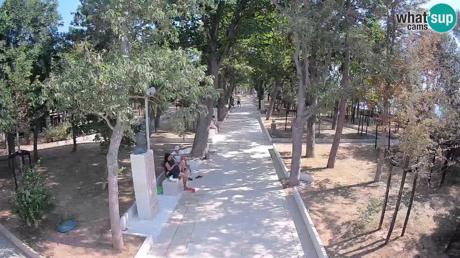 Writers’ Park Webcam Senj – Live by the Sea