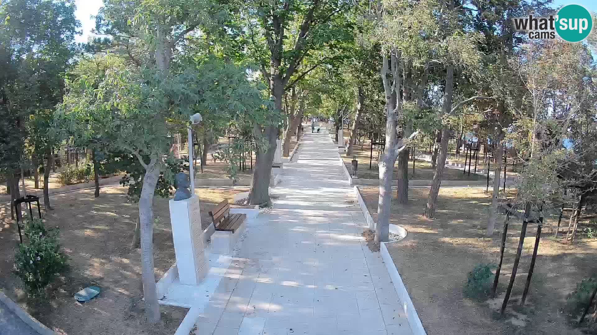 Writers’ Park Webcam Senj – Live by the Sea