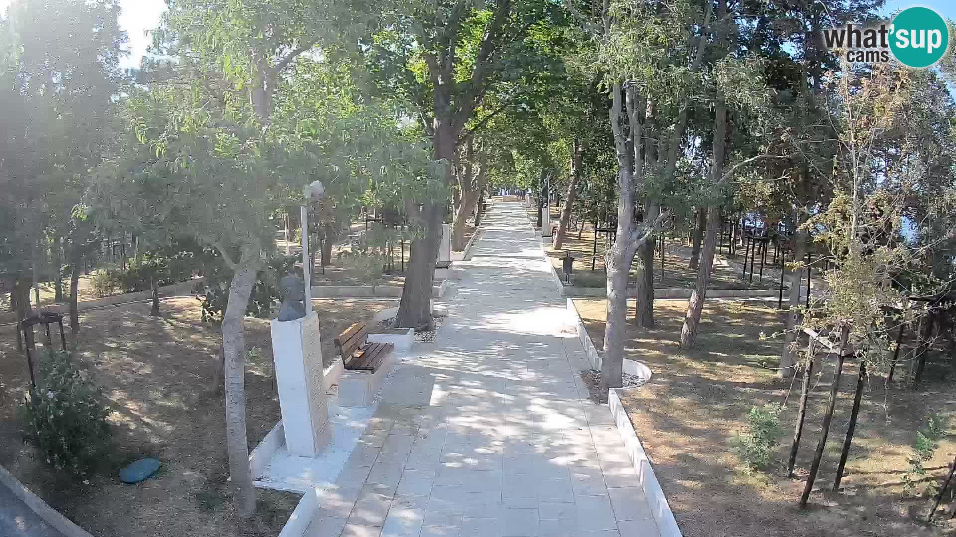 Webcam Schriftstellerpark Senj – Live am Meer