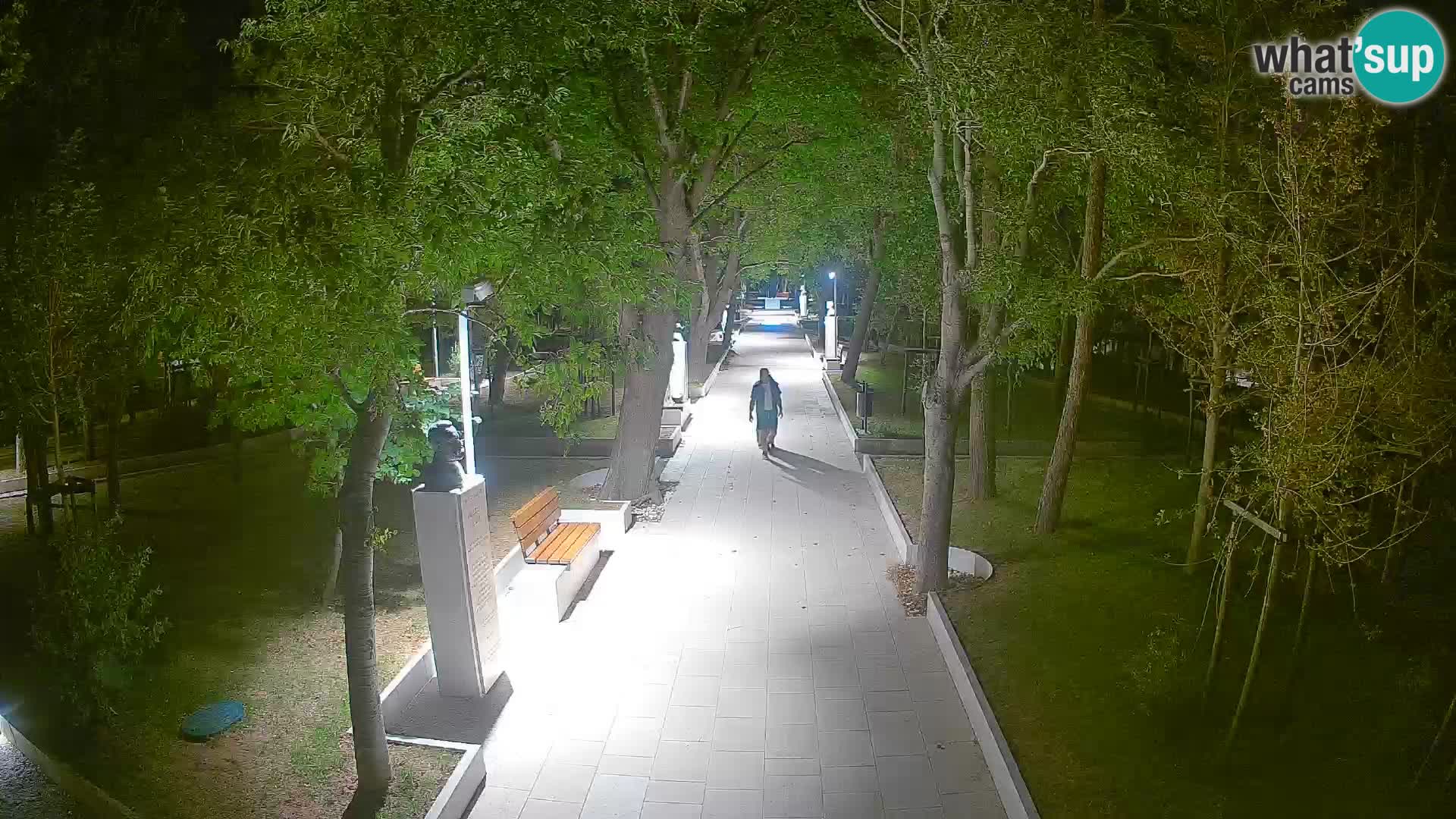 Writers’ Park Webcam Senj – Live by the Sea