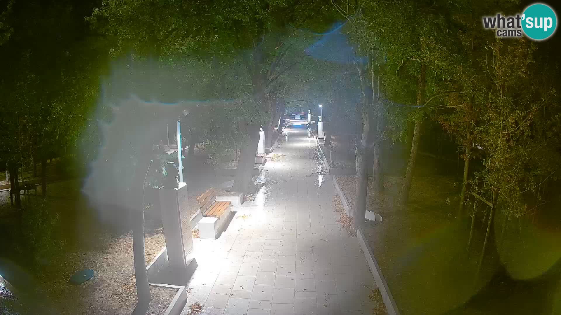 Webcam Schriftstellerpark Senj – Live am Meer