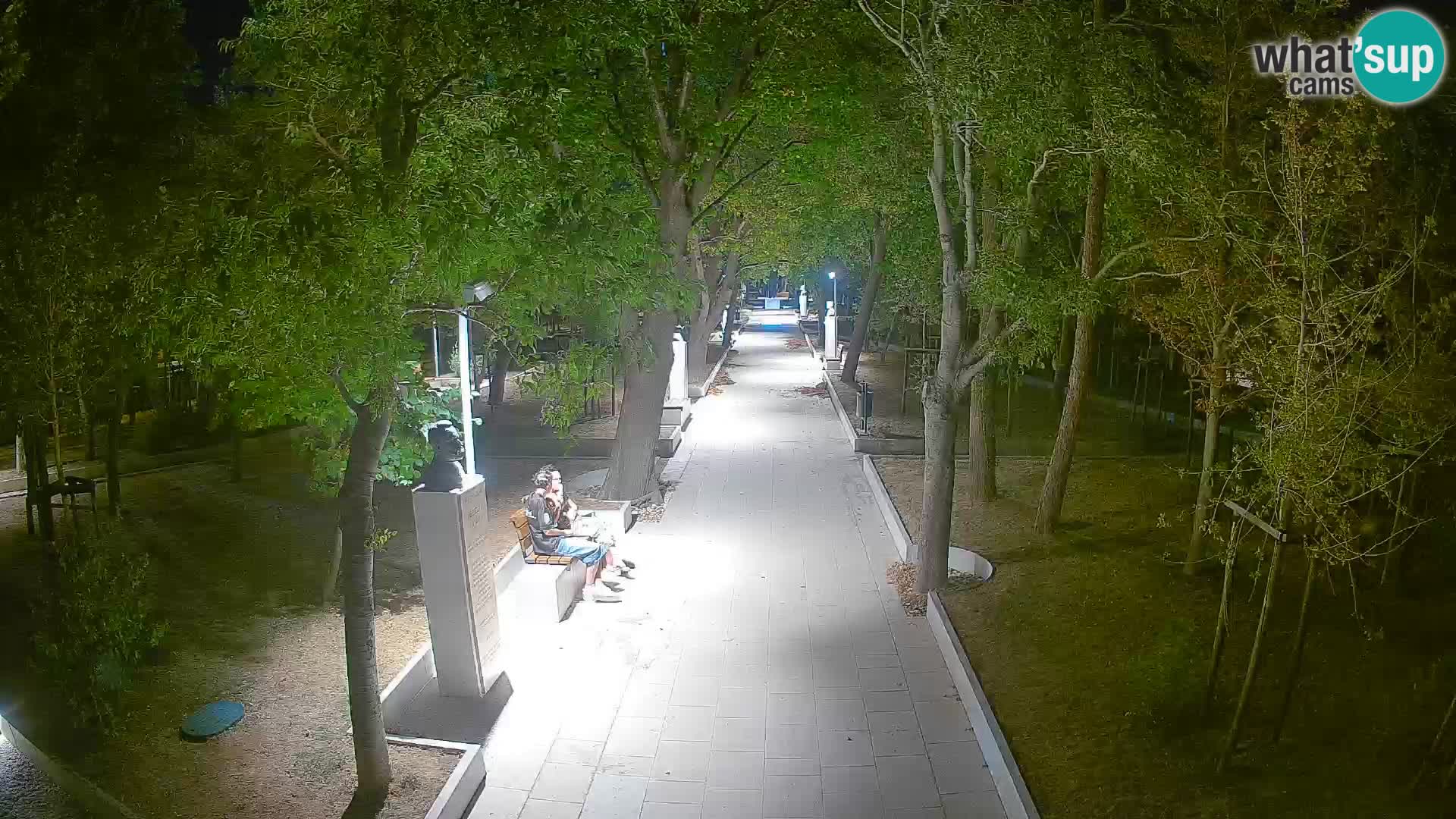 Writers’ Park Webcam Senj – Live by the Sea
