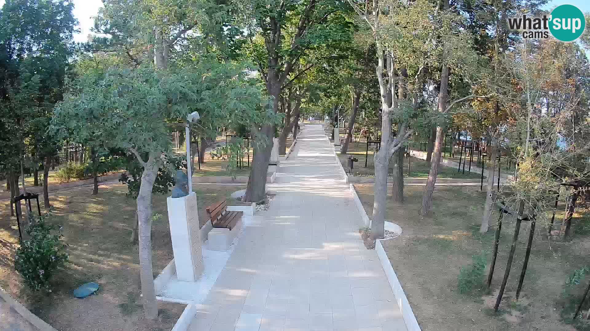 Writers’ Park Webcam Senj – Live by the Sea