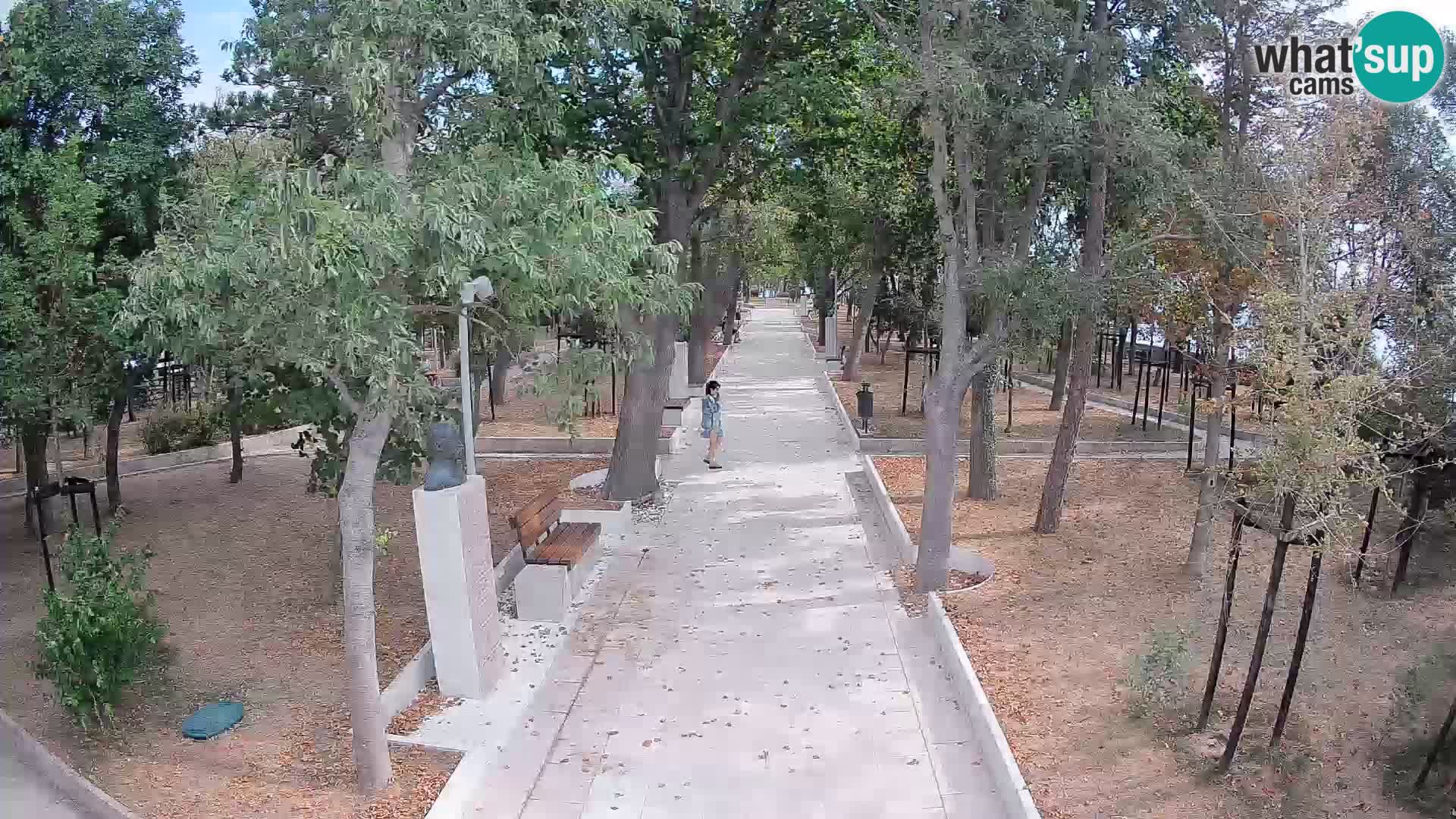 Writers’ Park Webcam Senj – Live by the Sea